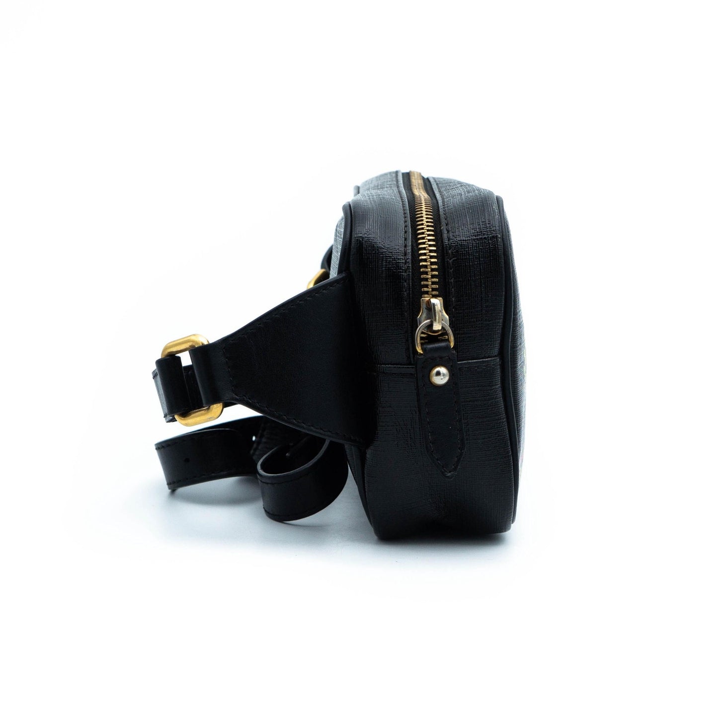 VERSACE Black Pink Waist Crossbody Bag Bumbag