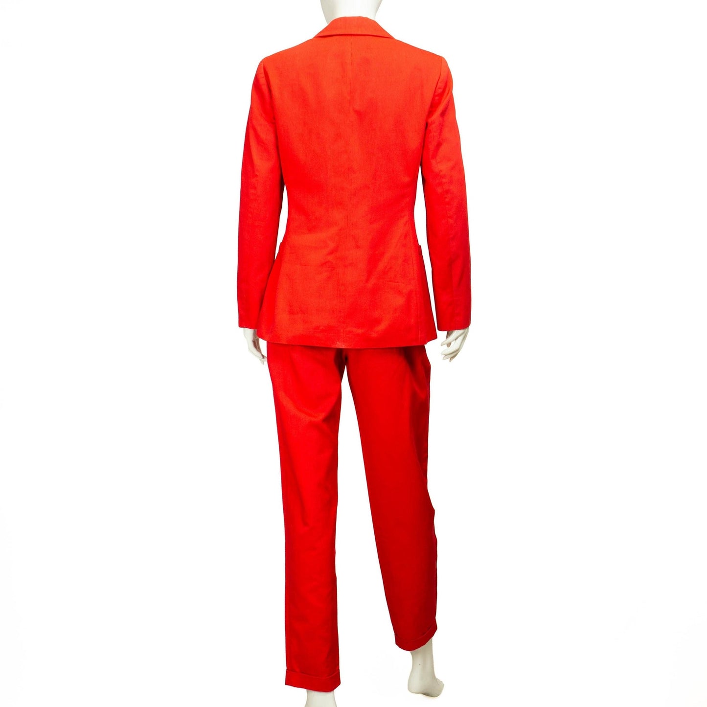 VERSUS Gianni Versace Red Set Blazer Pants Vintage 90s 00s