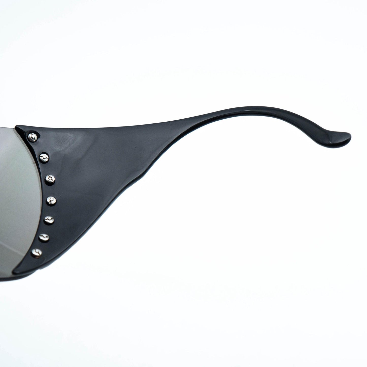 Christian DIOR Bike 1 by John Galliano Mask Sunglasses Black