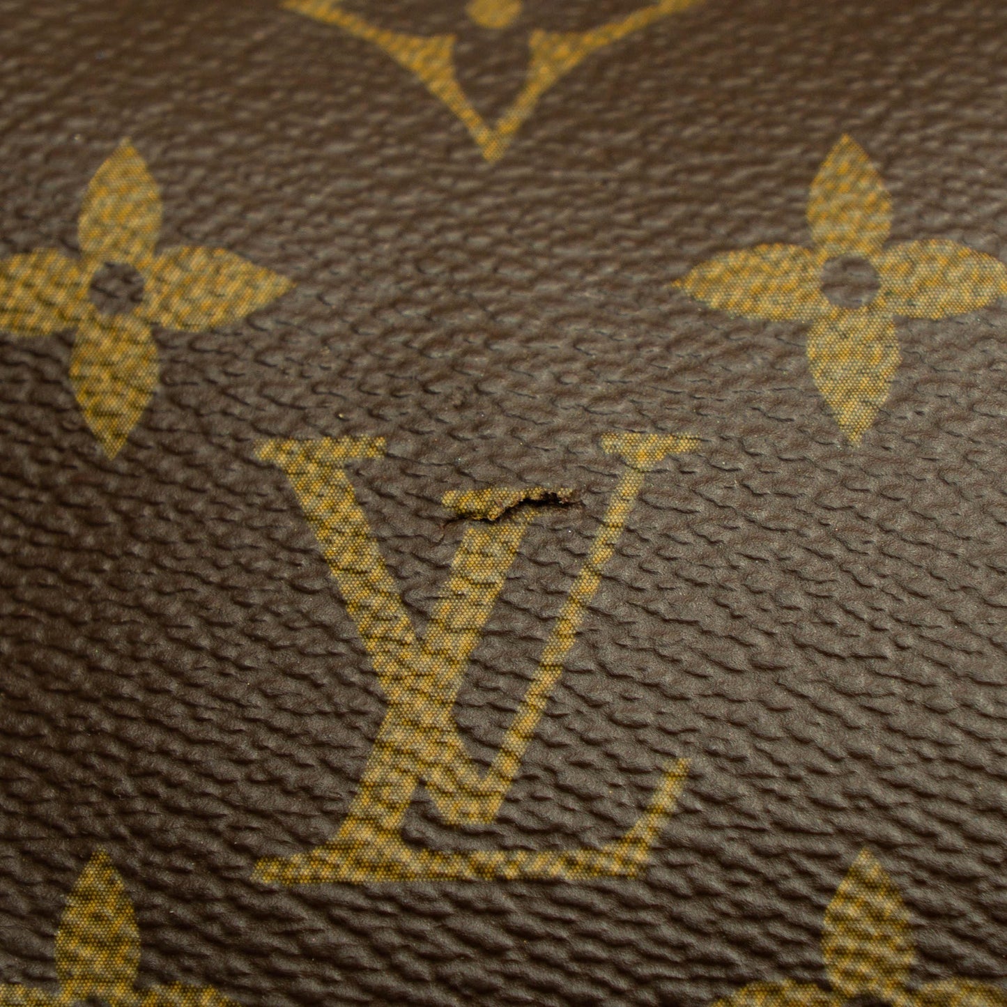 Louis Vuitton Keepall 55 Monogram Brown Travel Bag Vintage