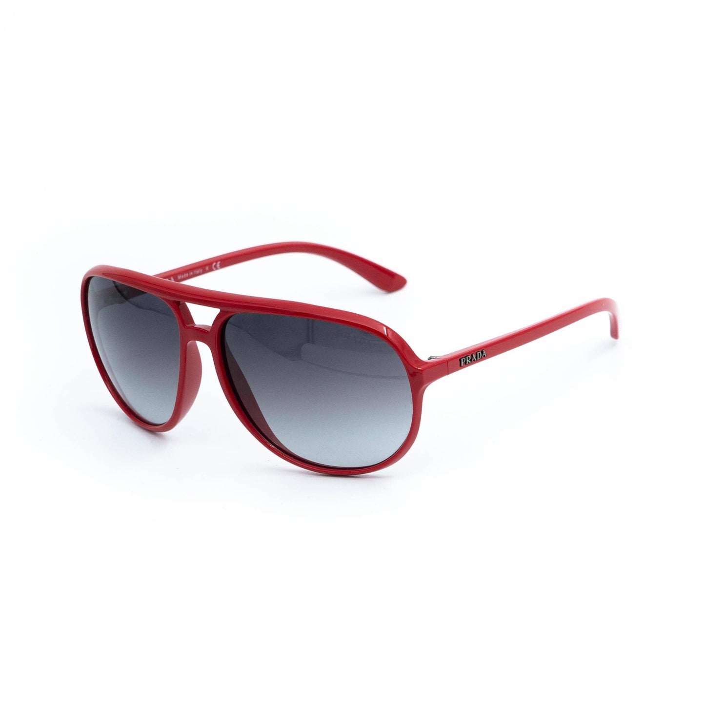 PRADA SPR 09M Aviator Red Sunglasses Vintage 00s