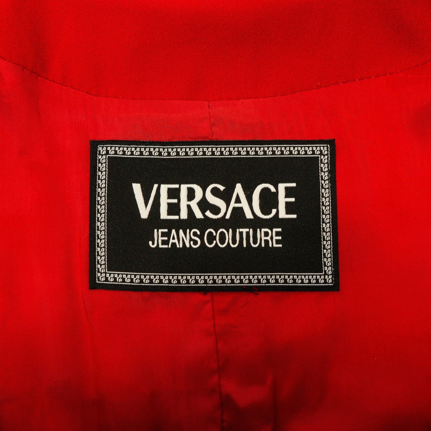 VERSACE Jeans Couture Red Blazer Jacket Vintage 90s 00s
