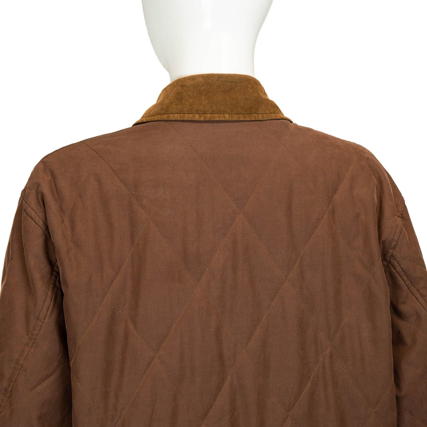 BURBERRY Check Quilted Jacket Brown Vintage 90s
