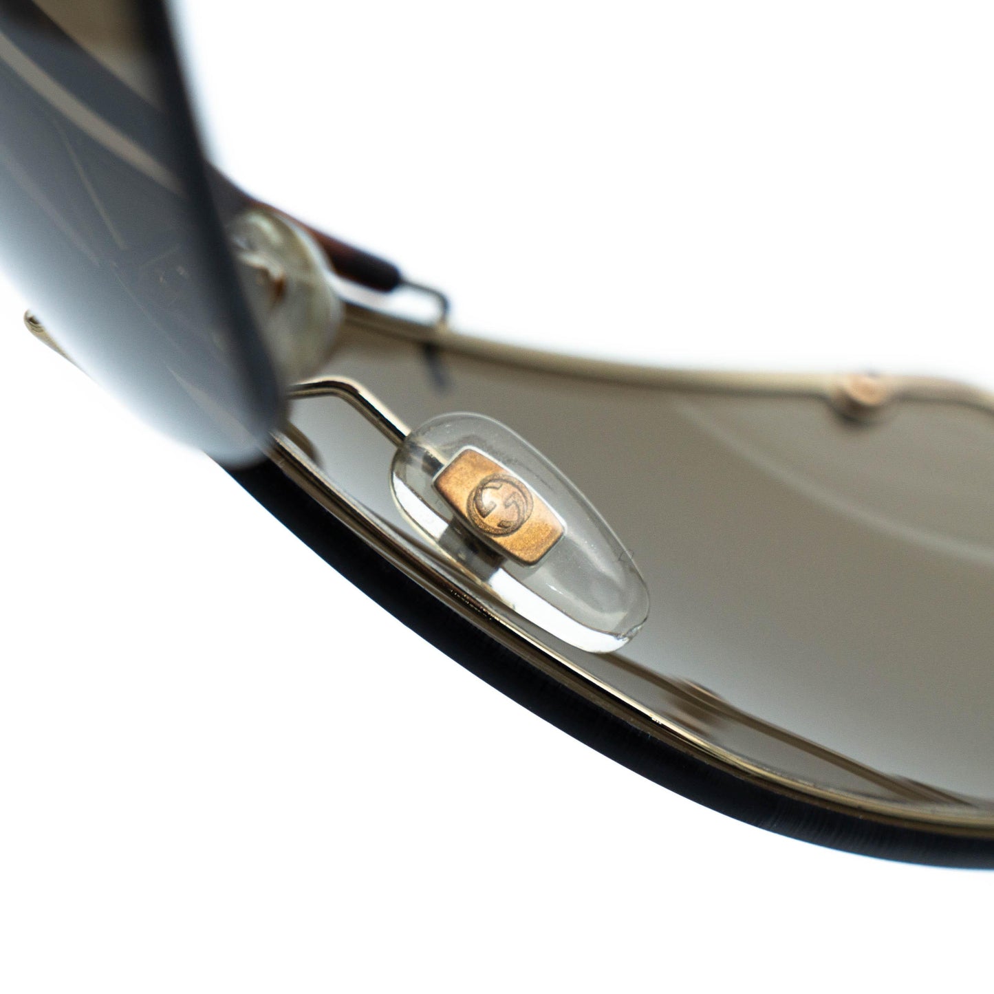 GUCCI GG 1582 Shield Mask Brown Sunglasses