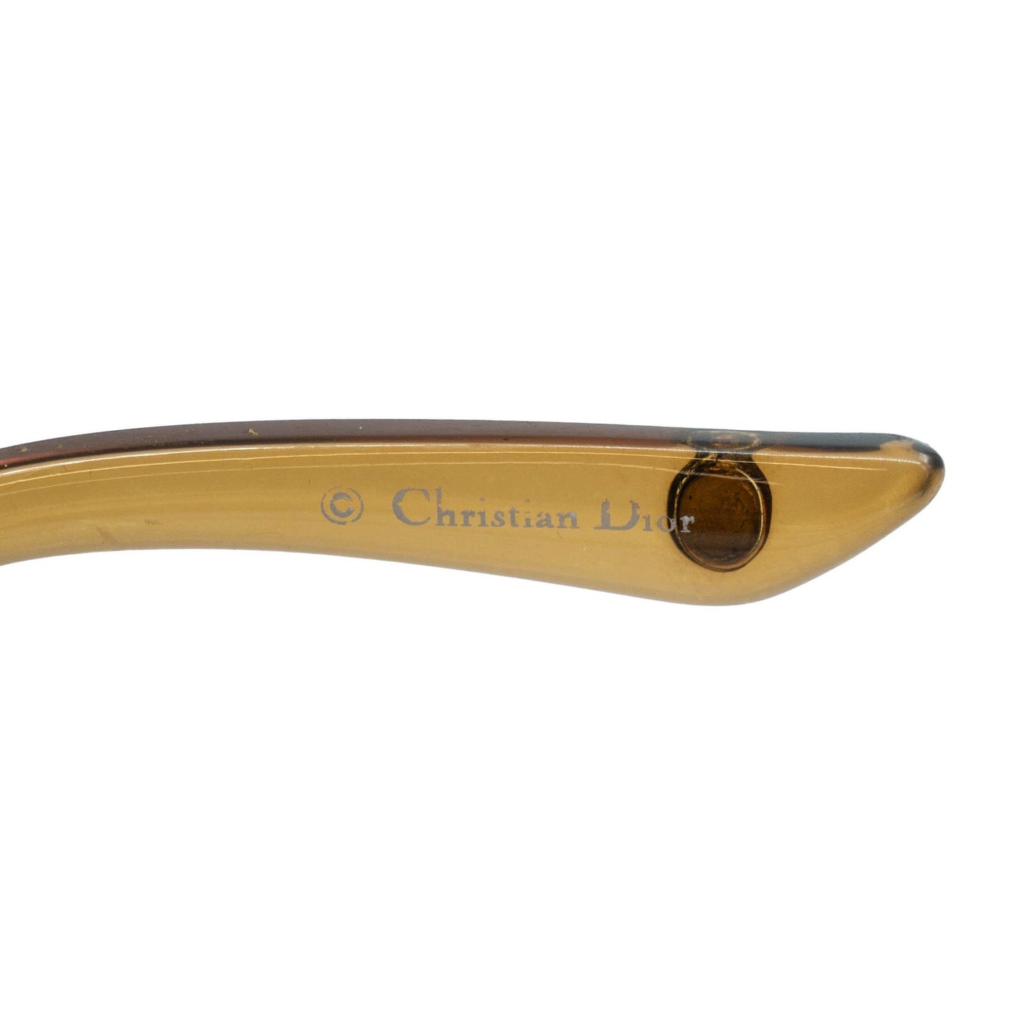 Christian DIOR Essence 1 Brown Oversized Sunglasses Vintage 90s 00s