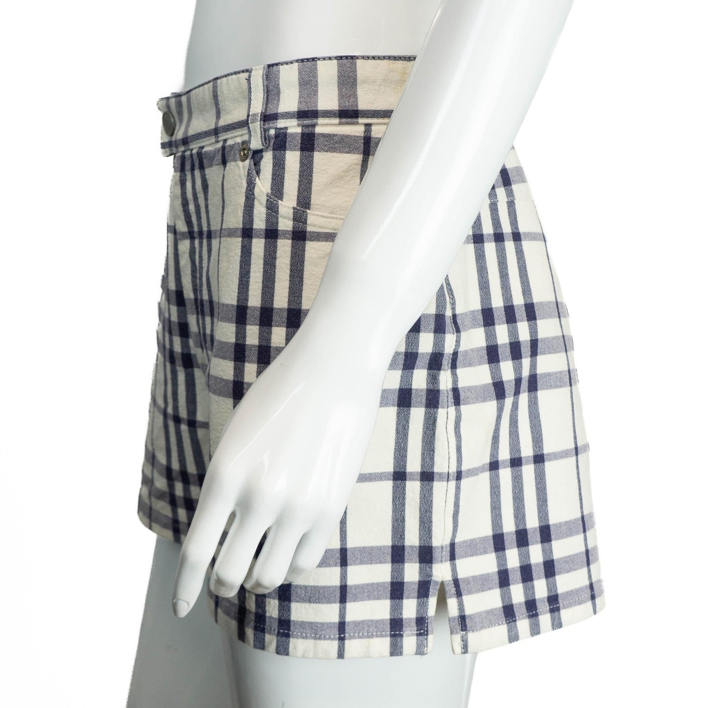 BURBERRY Check Monogram Women Shorts Vintage 00s