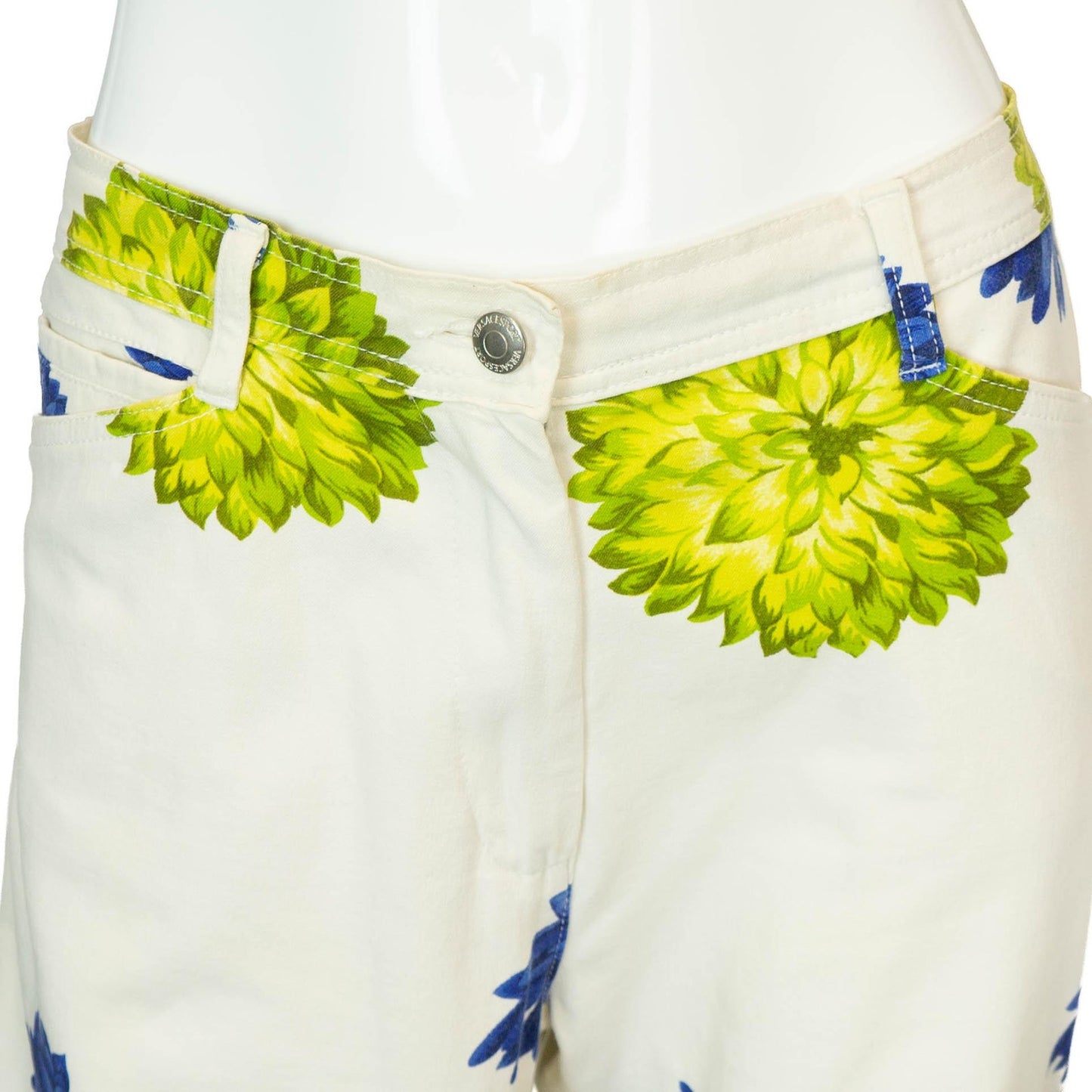 VERSACE Sport Floral Print Women Pants Vintage 90s