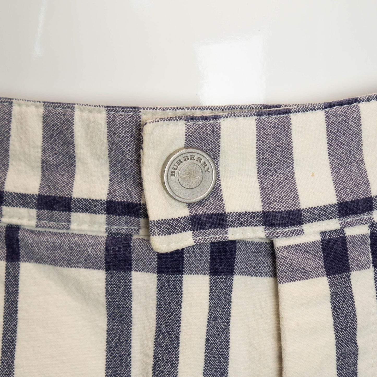 BURBERRY Check Monogram Women Shorts Vintage 00s