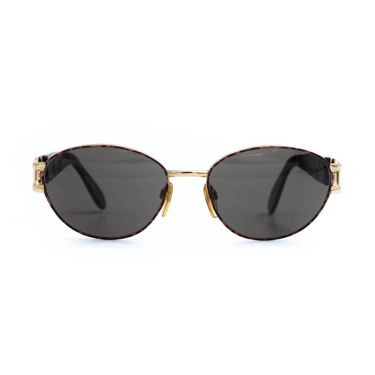 Sergio Tacchini ST 1056 Oval Gold Sunglasses Vintage