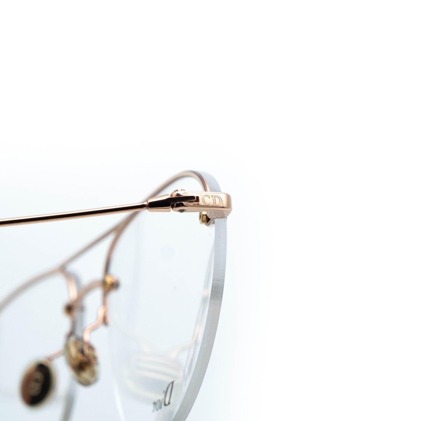 Christian DIOR StellaireO11 Gold Aviator Sunglasses