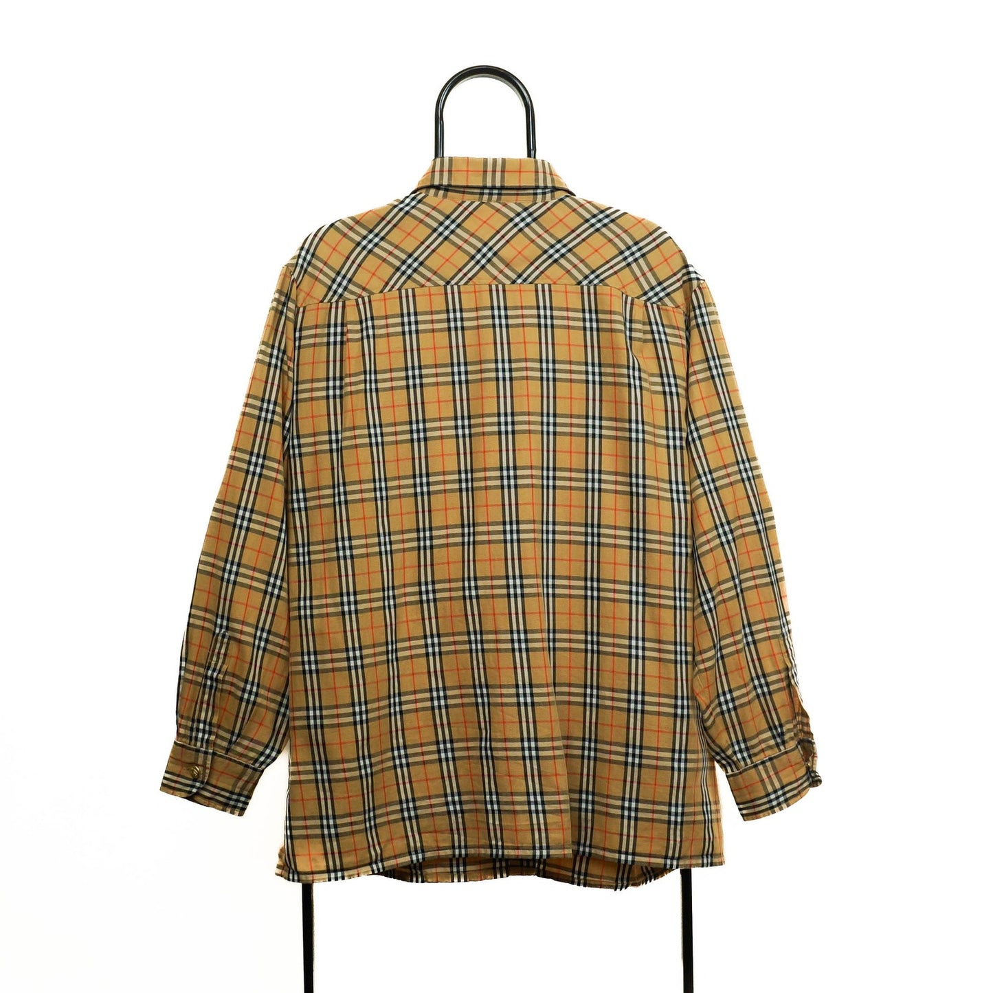 BURBERRY Monogram Brown Long Sleeve Shirt Vintage 00s