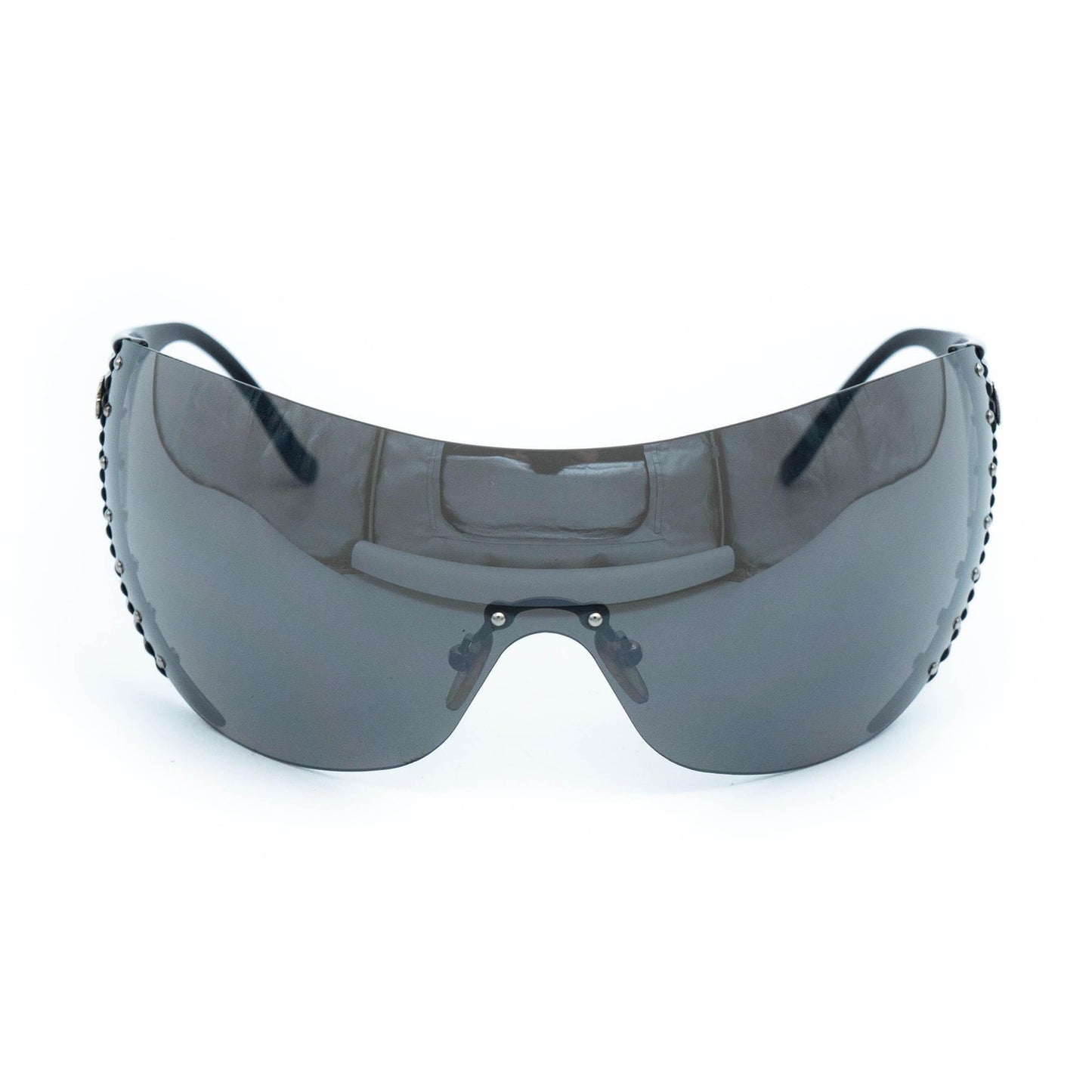 Christian DIOR Bike 1 by John Galliano Mask Sunglasses Black