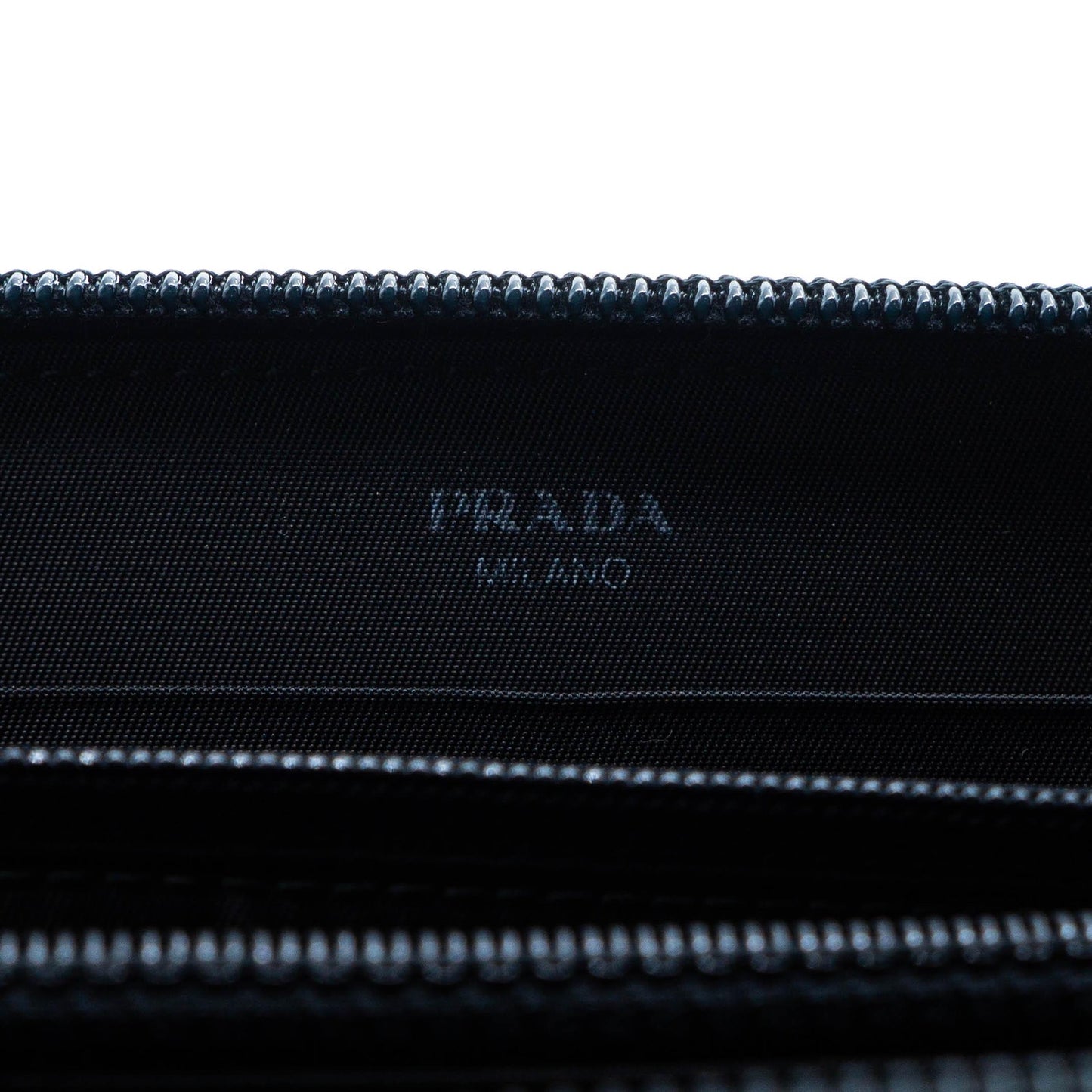 PRADA Black Nylon Long Wallet Vintage