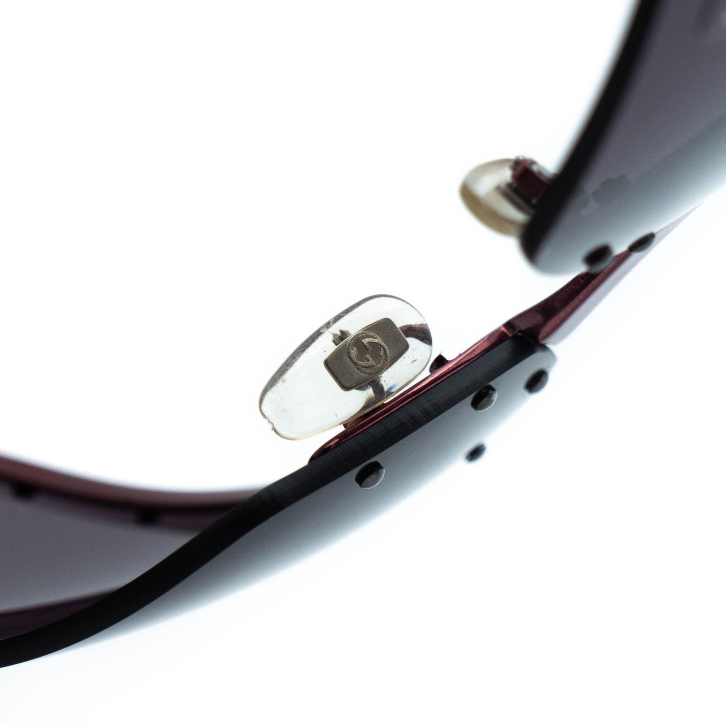 GUCCI GG 1823 Studded Purple Sunglasses Vintage