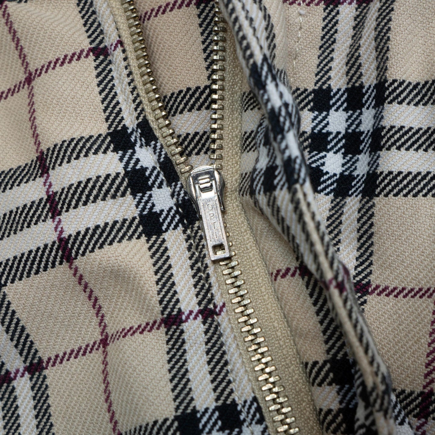BURBERRY Check Monogram Pants Women Vintage 00s 90s