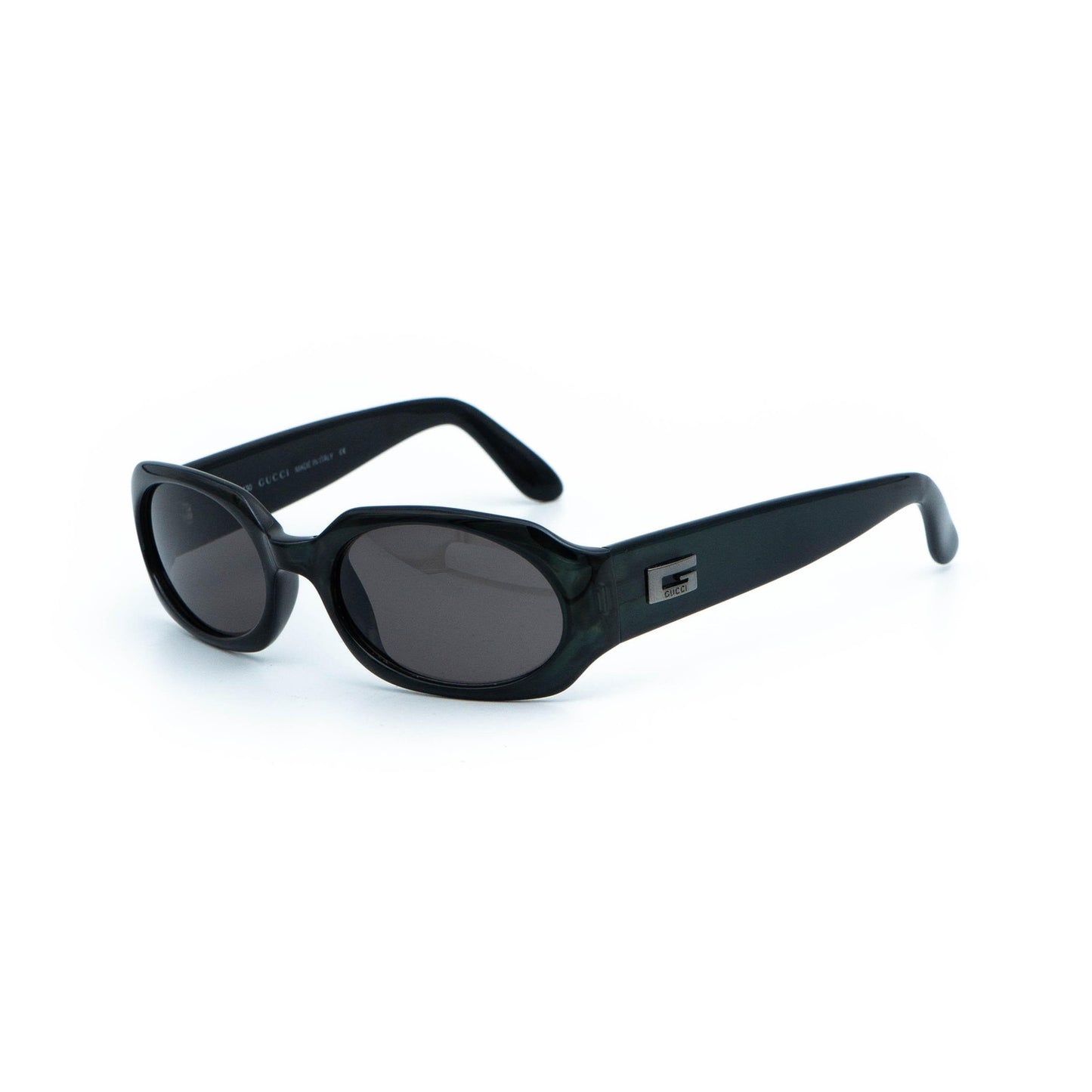 GUCCI GG 2436 Green Oval Sunglasses Vintage 00s