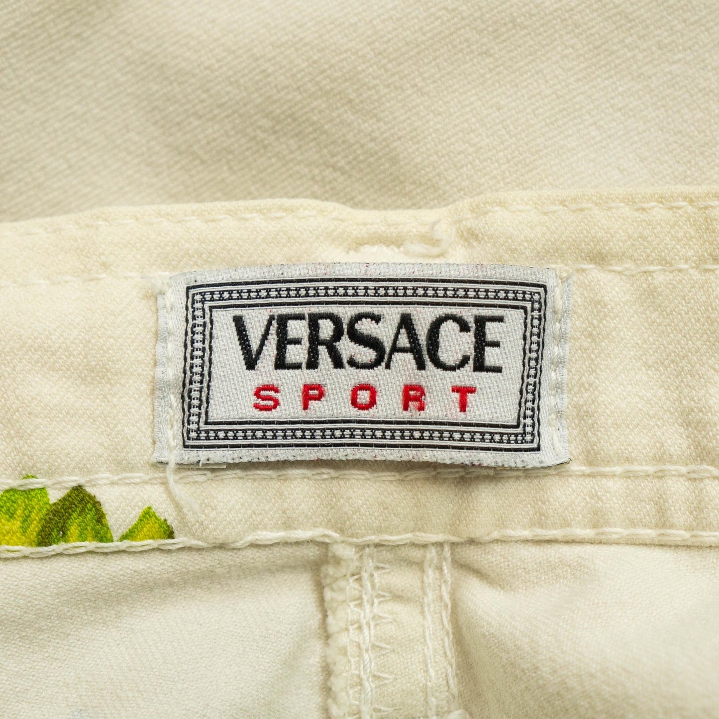 VERSACE Sport Floral Print Women Pants Vintage 90s