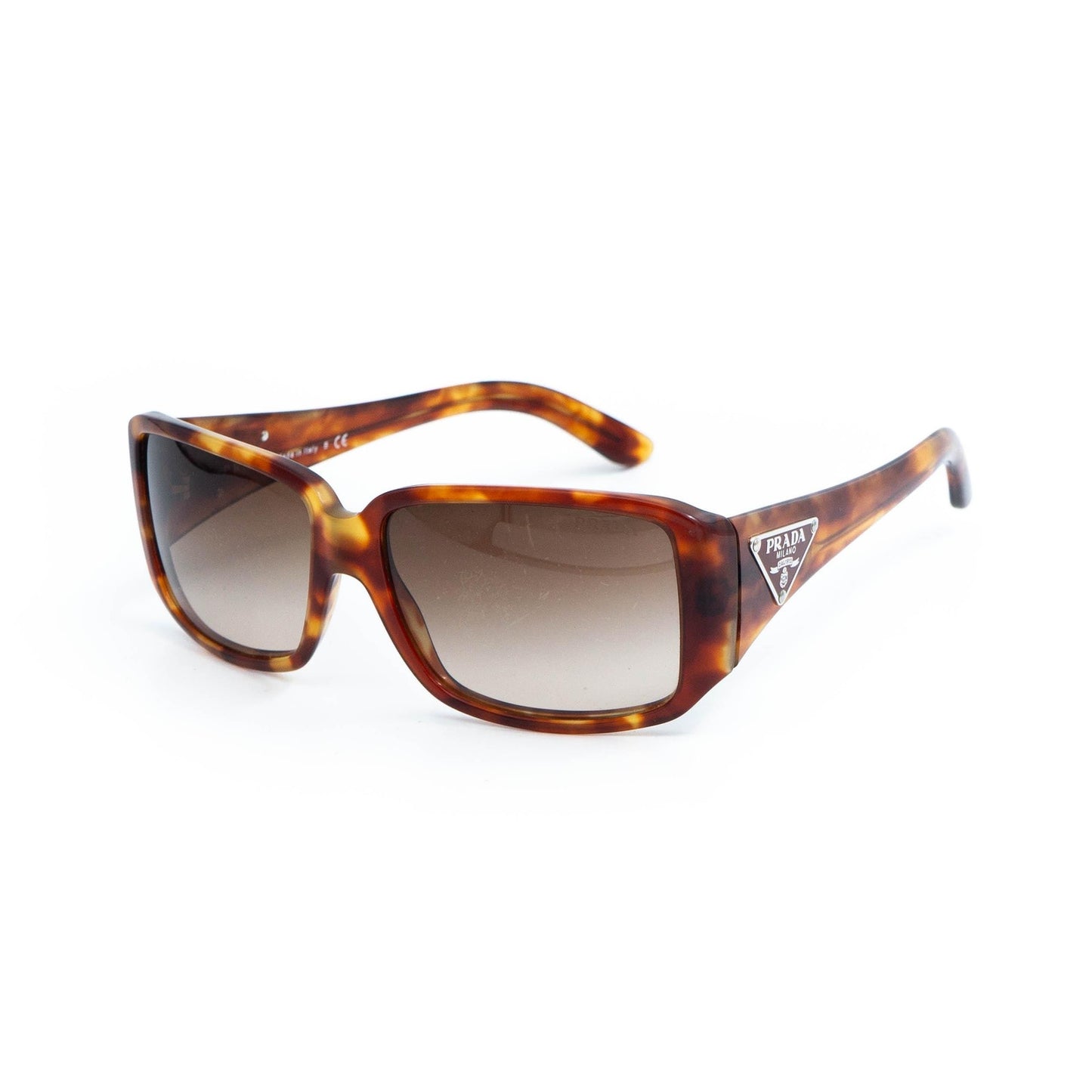 PRADA SPR 16L Triangle Orange Sunglasses Vintage 00s
