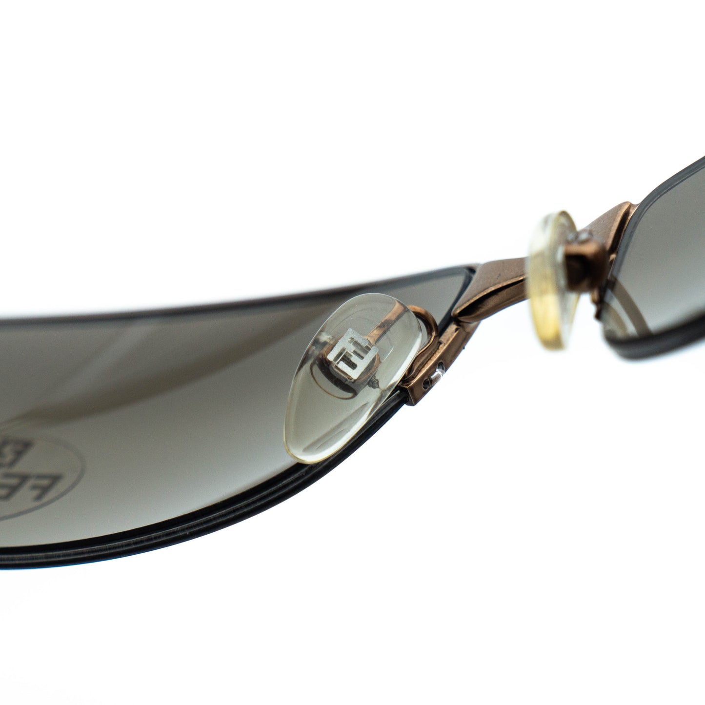 Fendi SL 7461 Bronze Rimless Sunglasses Vintage