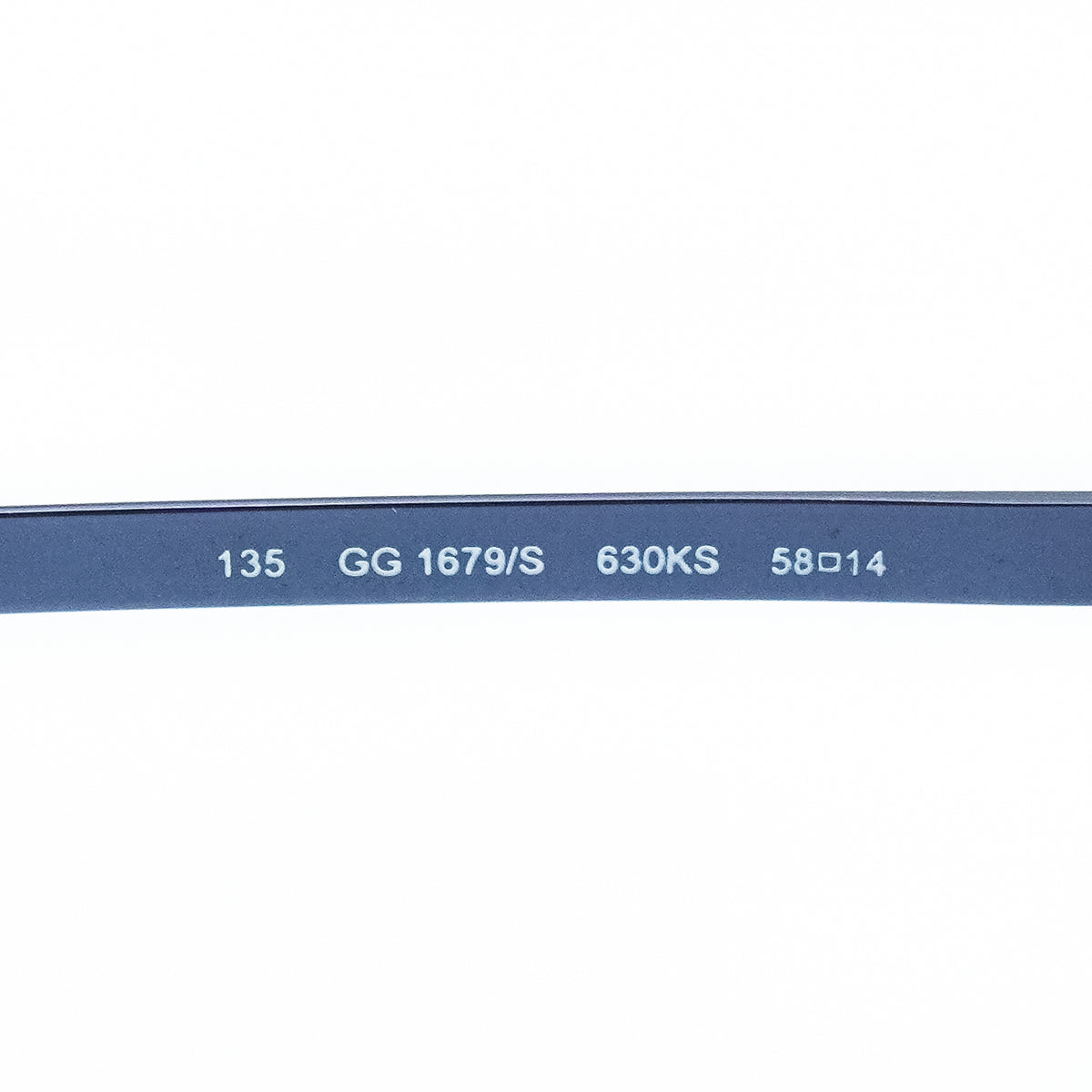 GUCCI GG 1679 Rimless Blue Sunglasses Vintage