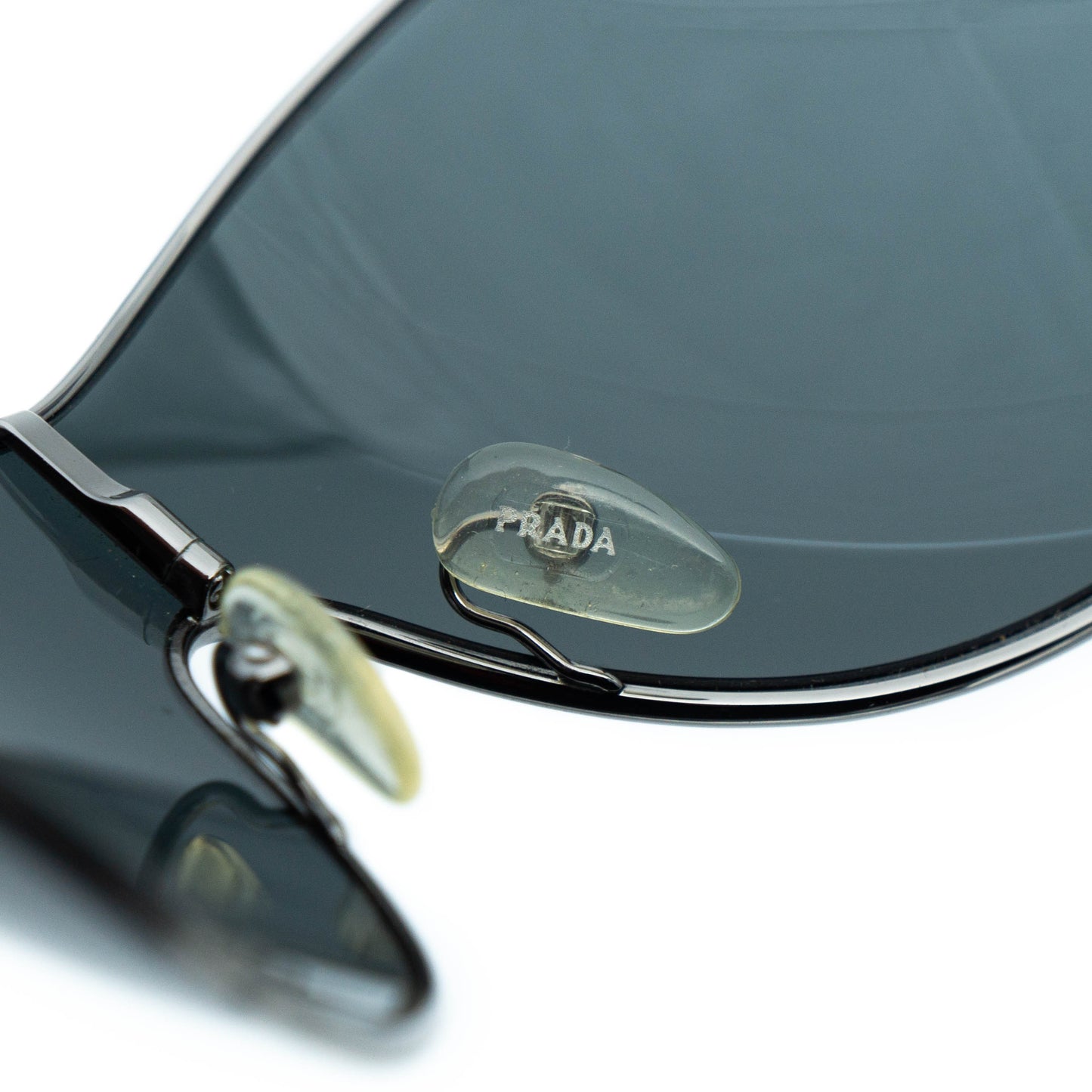 Prada SPS 54G Black Wrap Mask Sunglasses Vintage