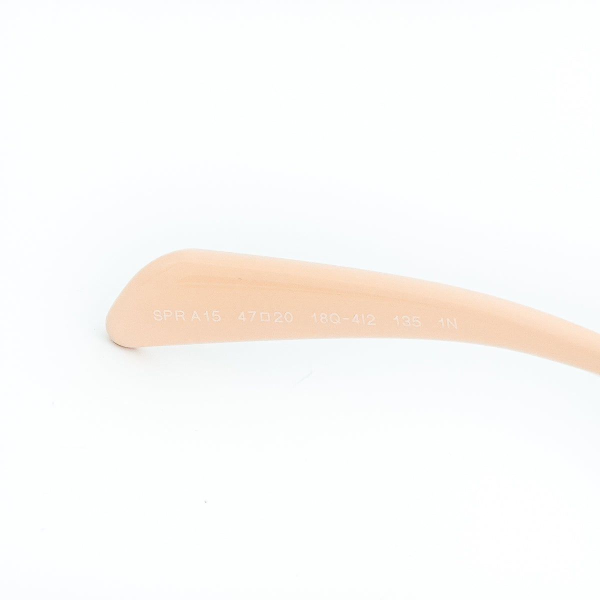 Prada SPR A15 Beige Rimless Women Sunglasses