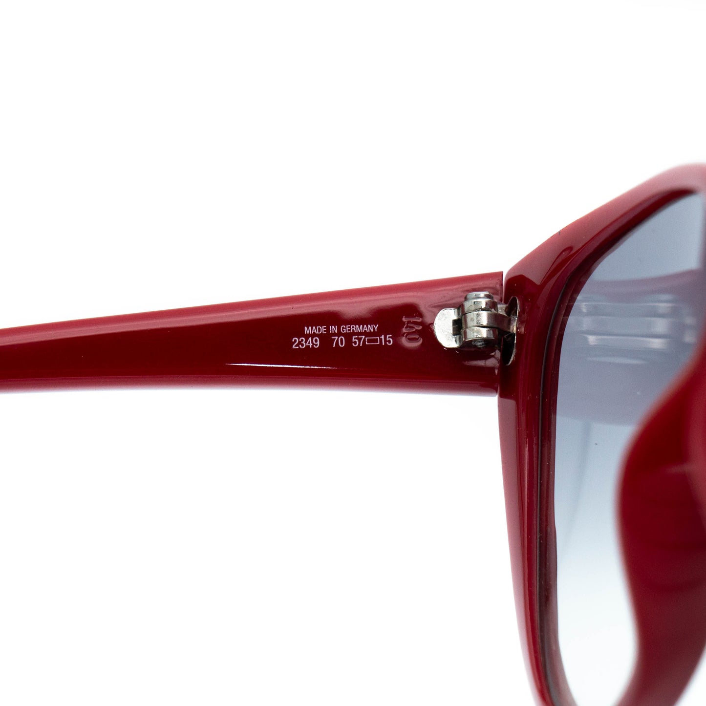 Christian Dior 2349 Black Red Women Sunglasses Vintage 80s