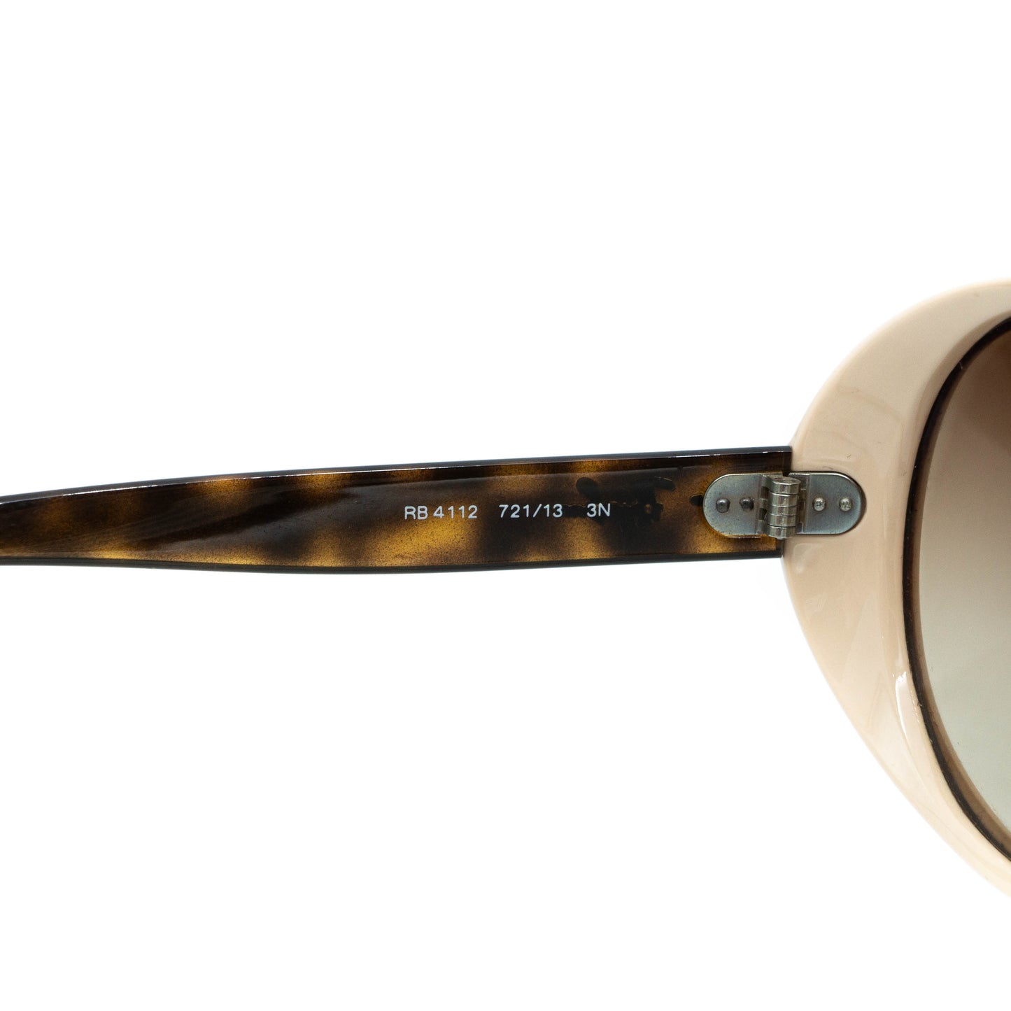 Ray-Ban RB4112 Beige Brown Mask Sunglasses Vintage