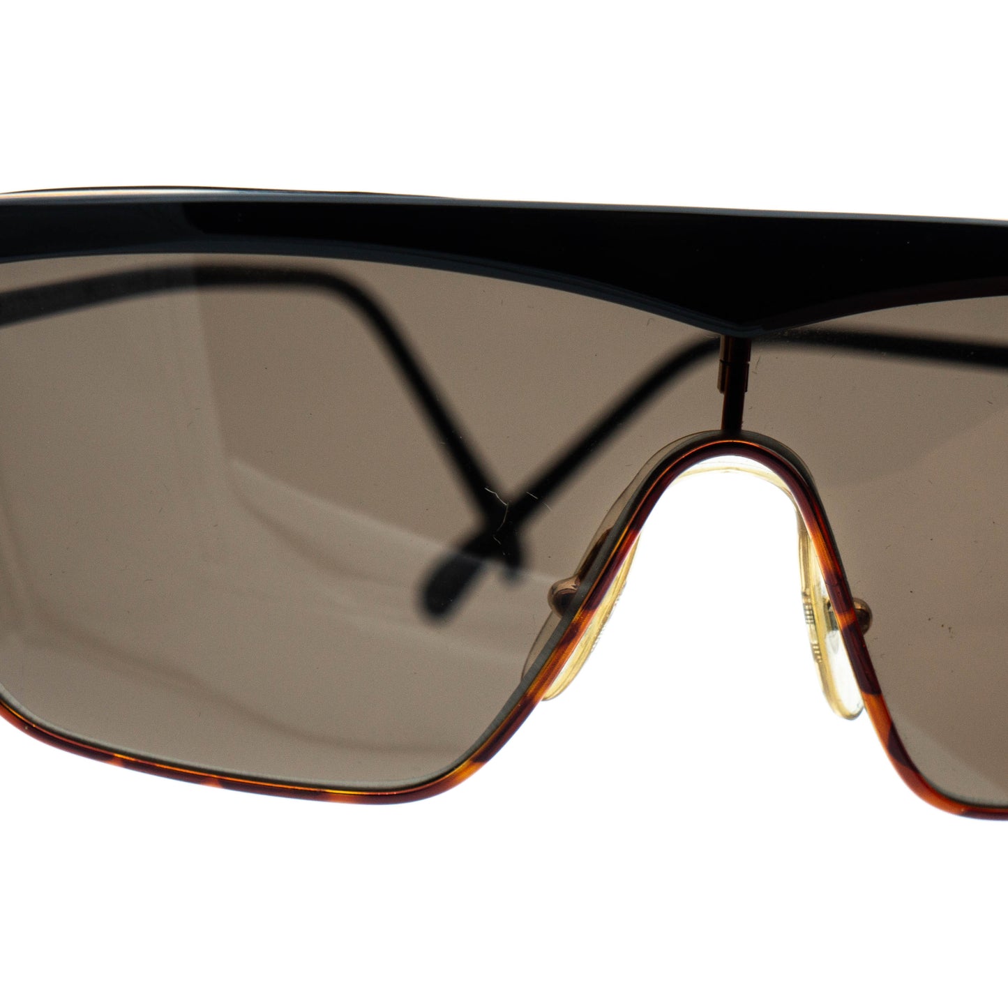 Helena Rubinstein Paris 9 11 Gold Black Sunglasses Vintage