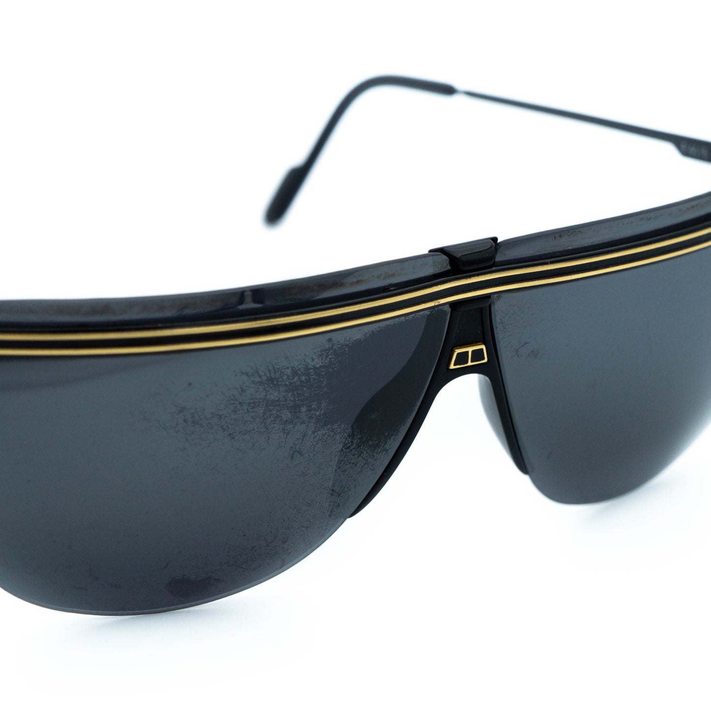 Ferrari F40 Black Shield Mask Sunglasses Vintage