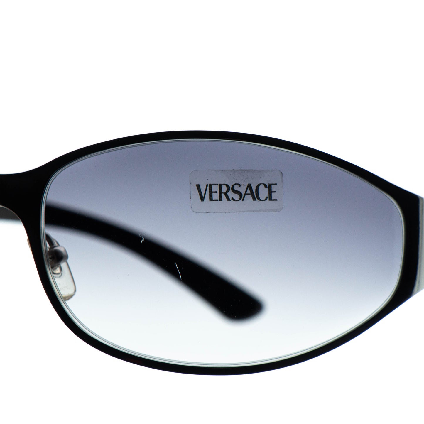 VERSACE N52 Titanium Silver Wrap Sunglasses Vintage