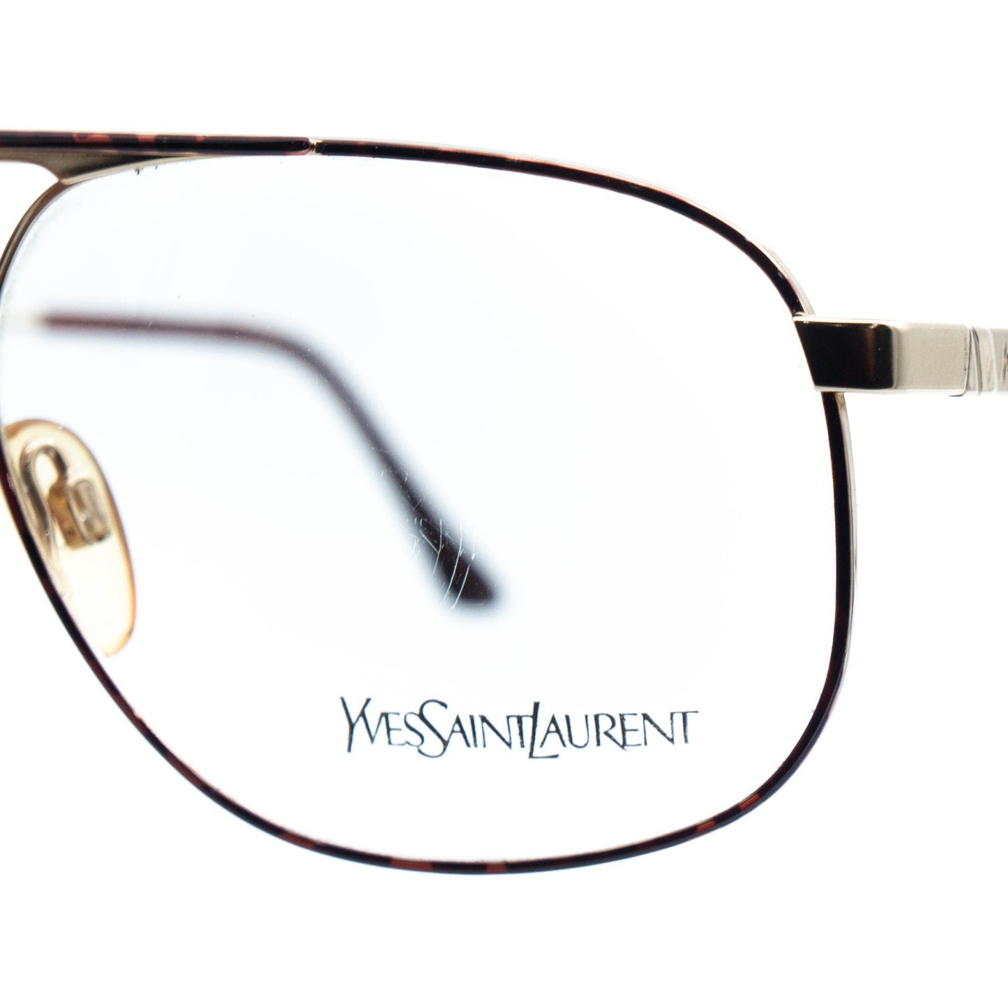 Yves Saint Laurent 4077 Gold Frame Sunglasses Vintage