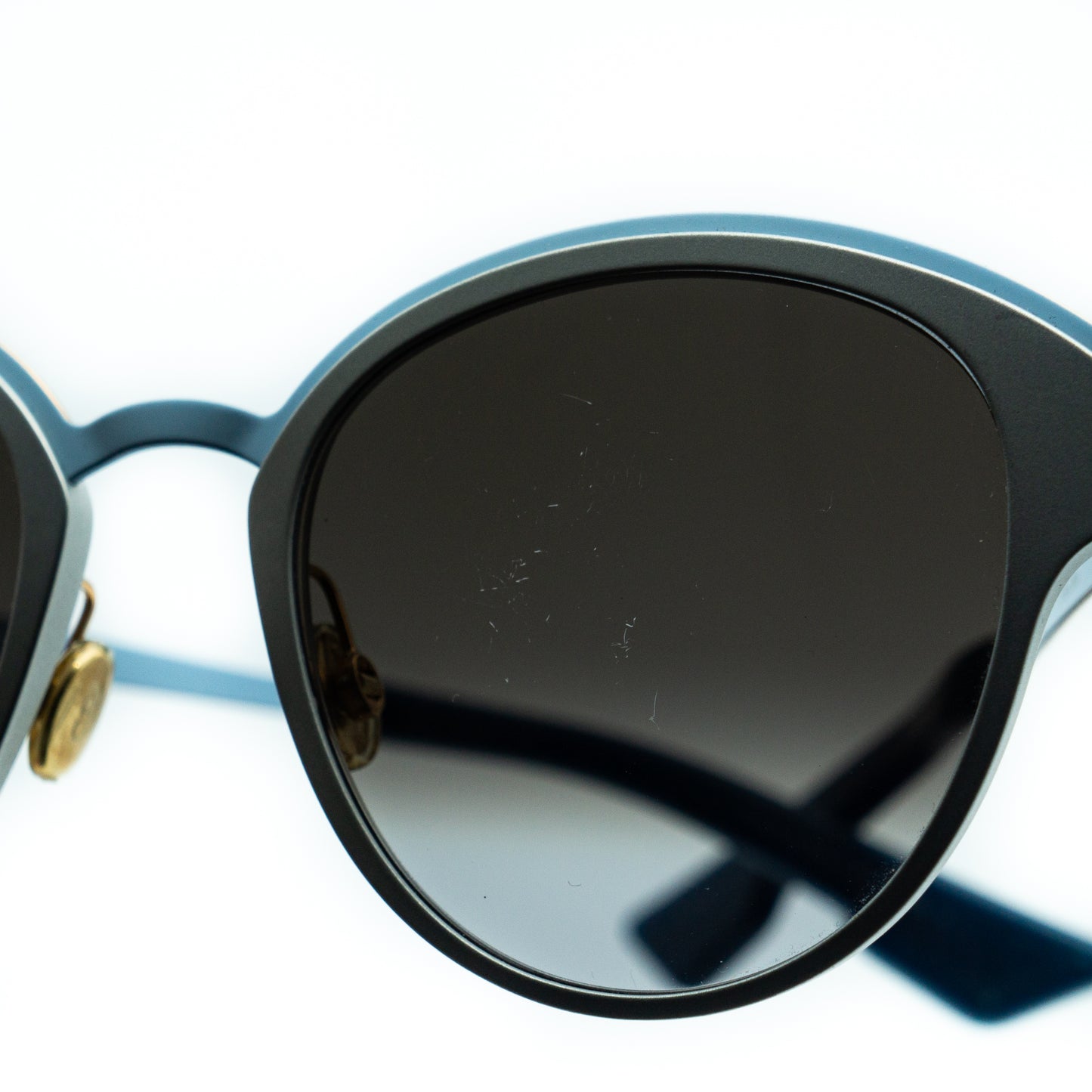 Christian Dior SUN Blue Sunglasses Vintage