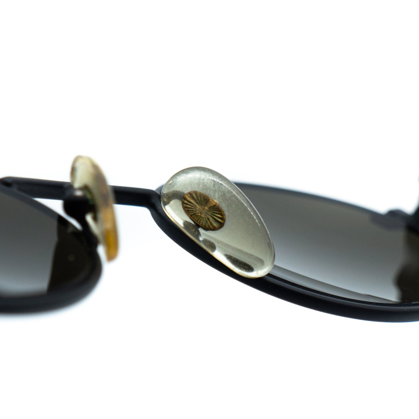 Bolle 5503 Round Black Blue Sunglasses Vintage