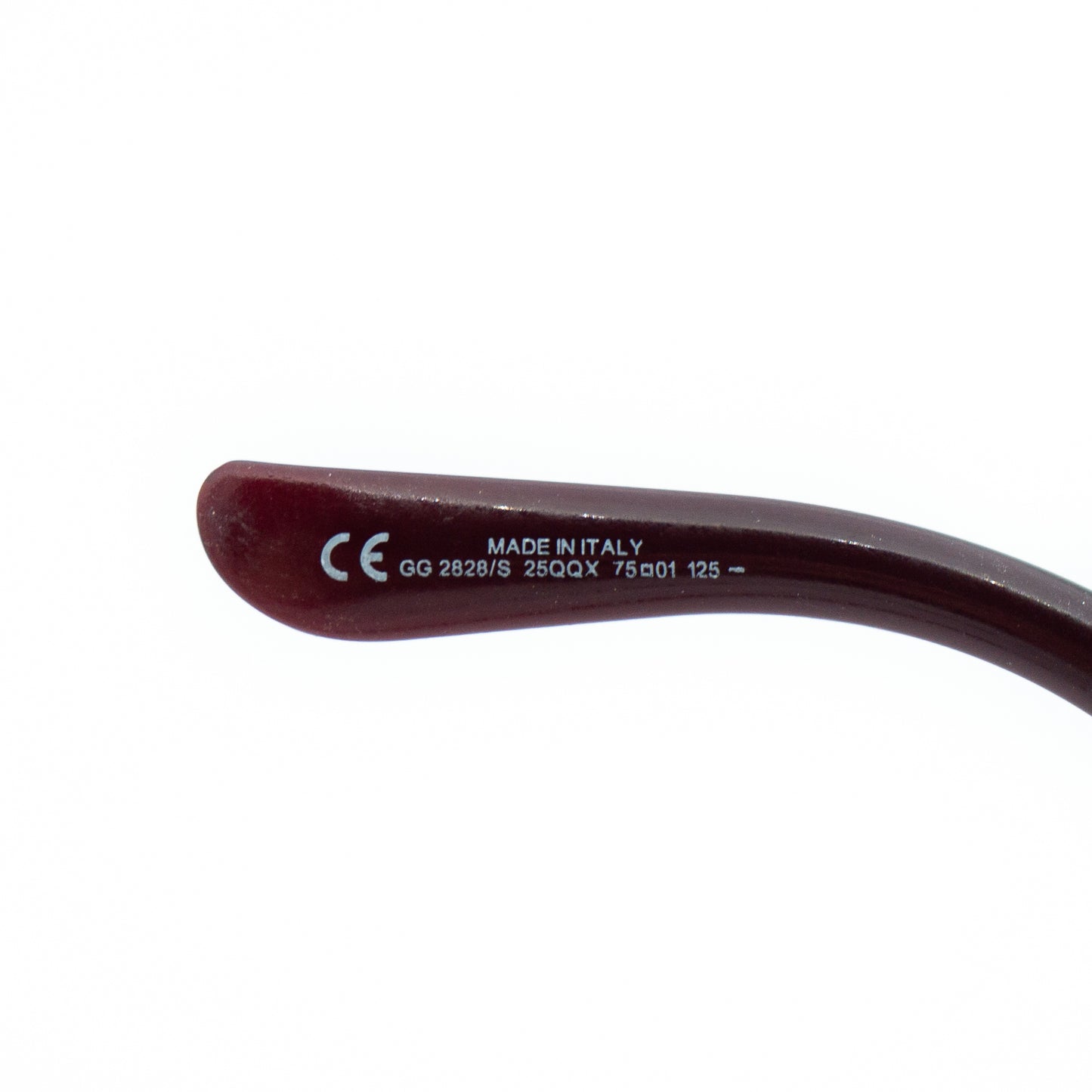 GUCCI GG 2828 Red Shield Mask Sunglasses Vintage
