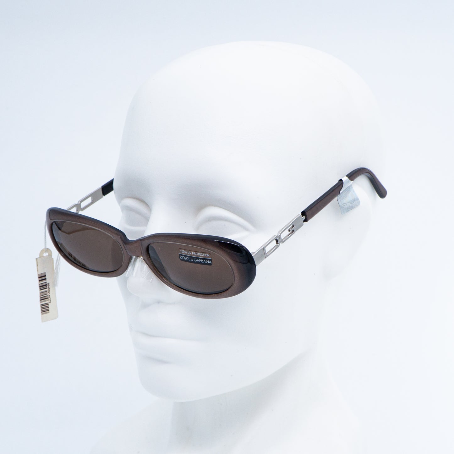 Dolce & Gabbana DG 529S Brown Oval Sunglasses Vintage