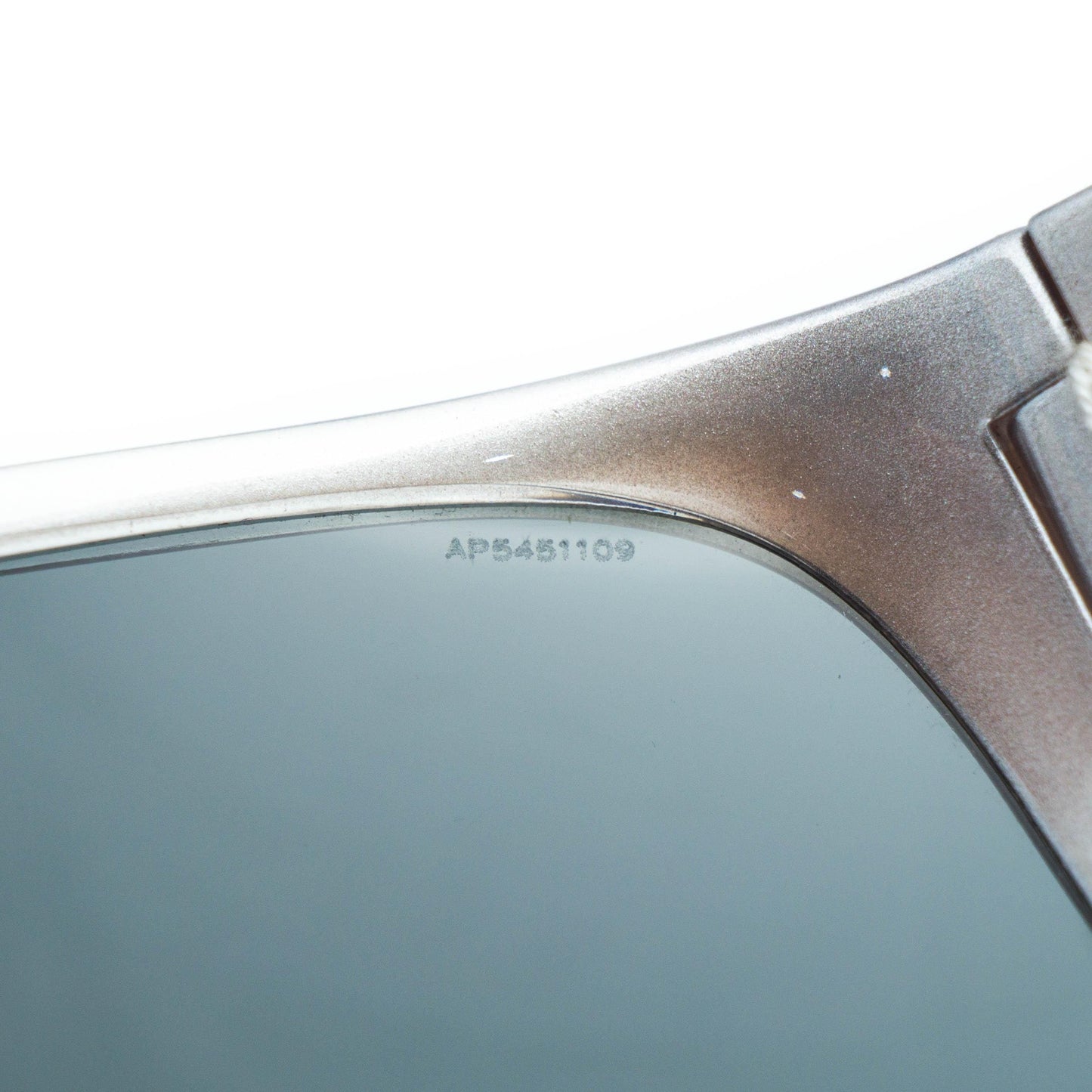 PRADA SPS 11G Gray Mask Oversized Sunglasses Vintage