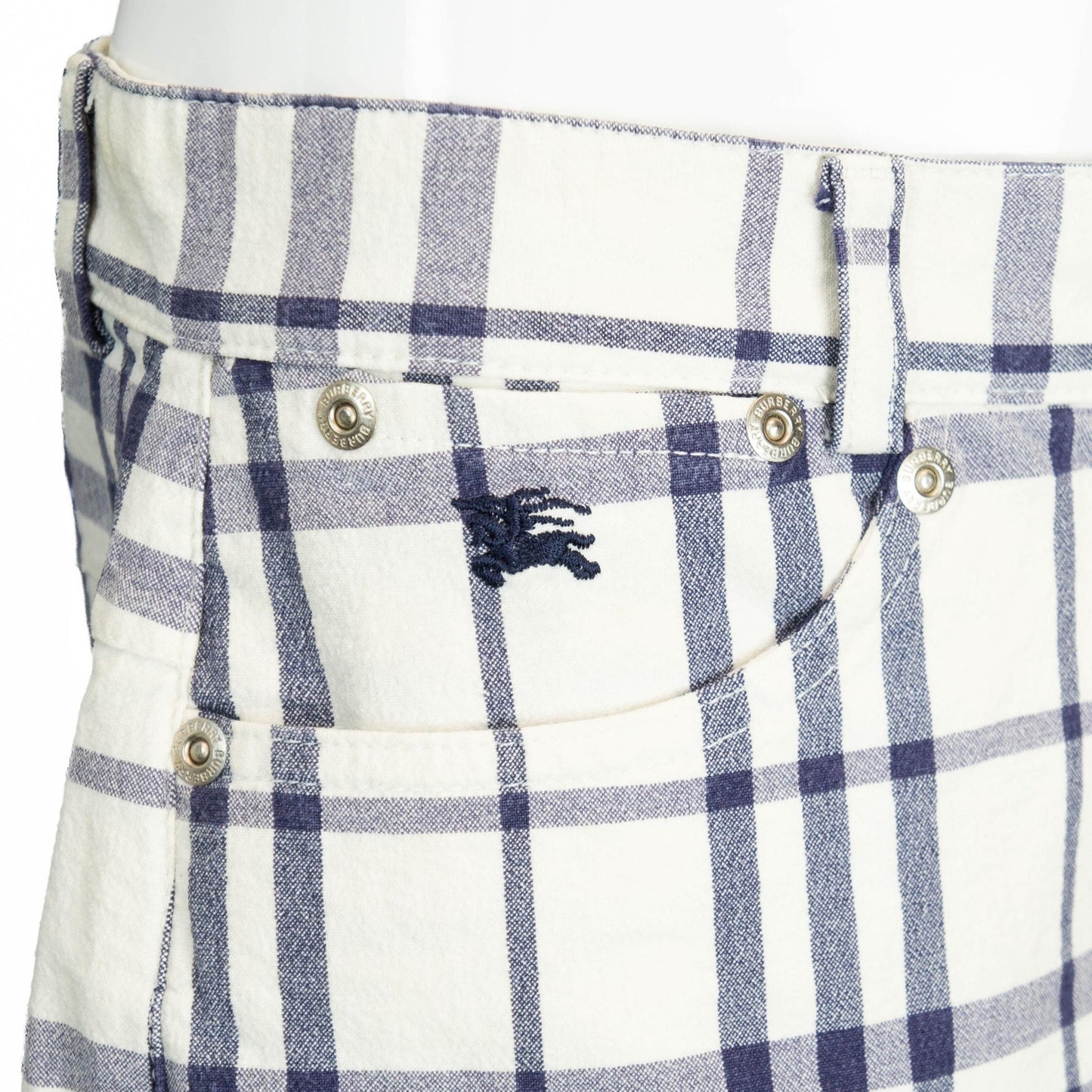 BURBERRY Check Monogram Women Shorts Vintage 00s