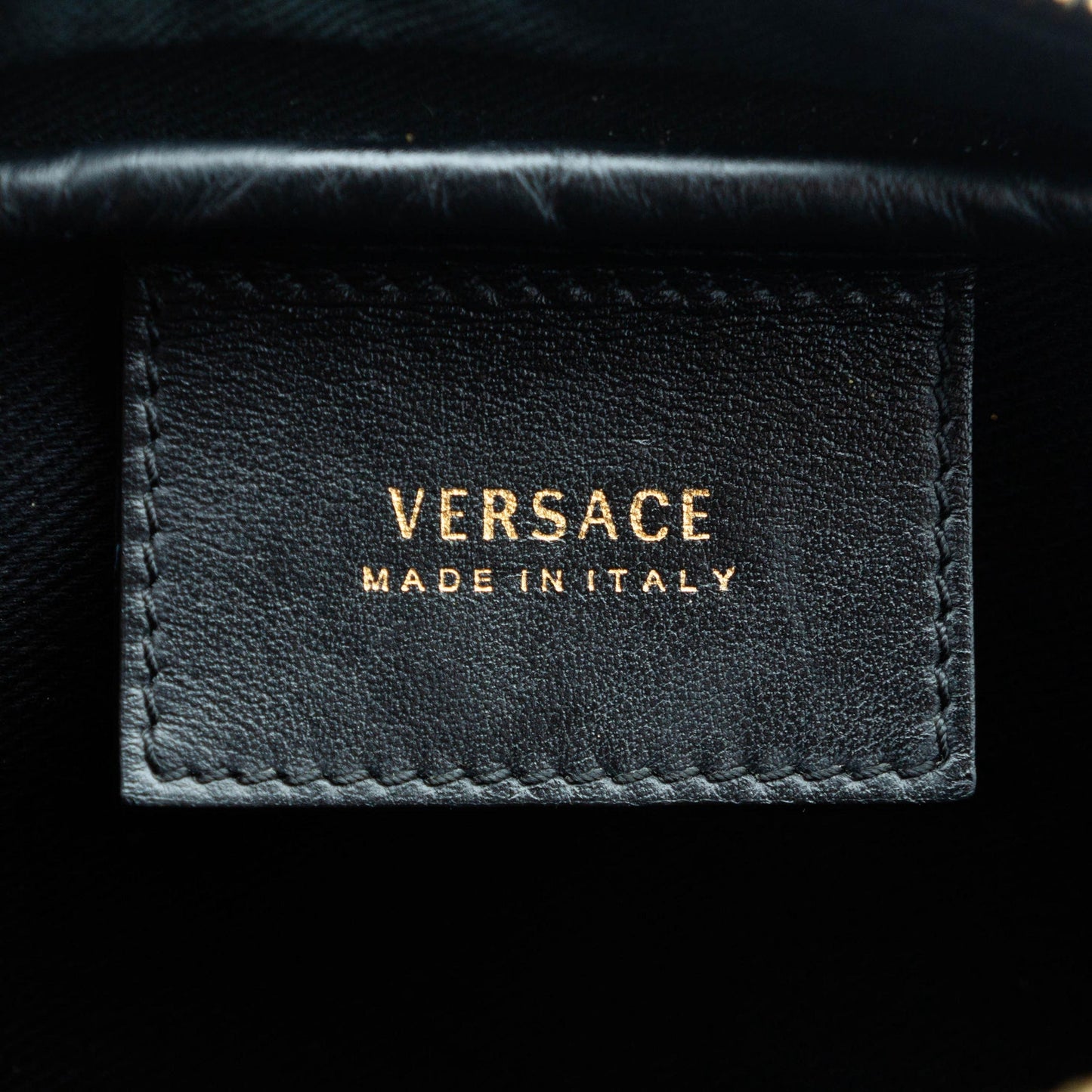 VERSACE Black Pink Waist Crossbody Bag Bumbag