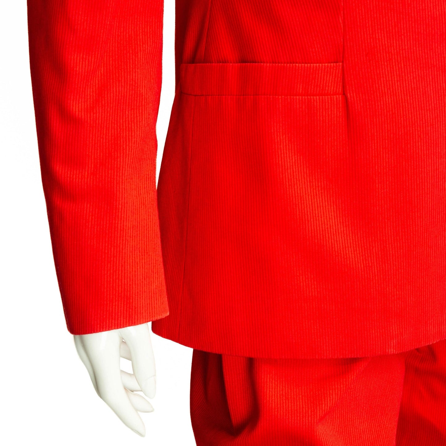 VERSUS Gianni Versace Red Set Blazer Pants Vintage 90s 00s