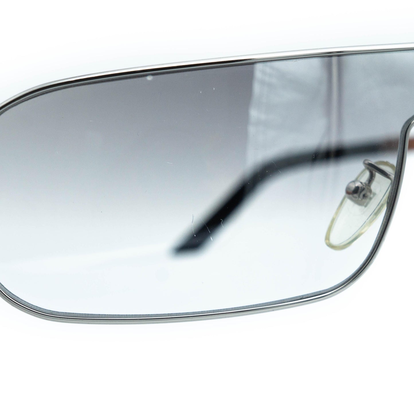 FENDI SL 7222 Silver Shield Mask Sunglasses Vintage