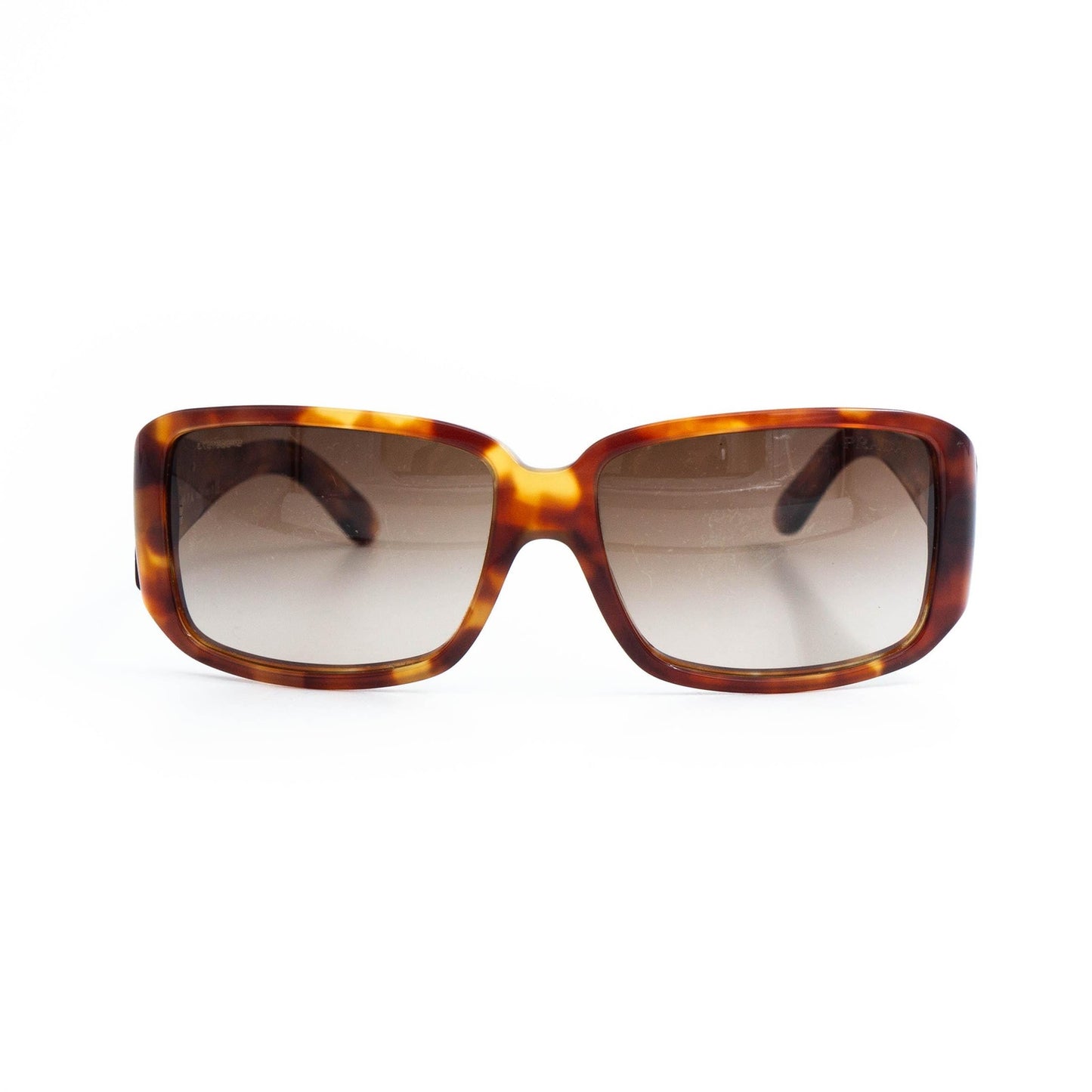 PRADA SPR 16L Triangle Orange Sunglasses Vintage 00s