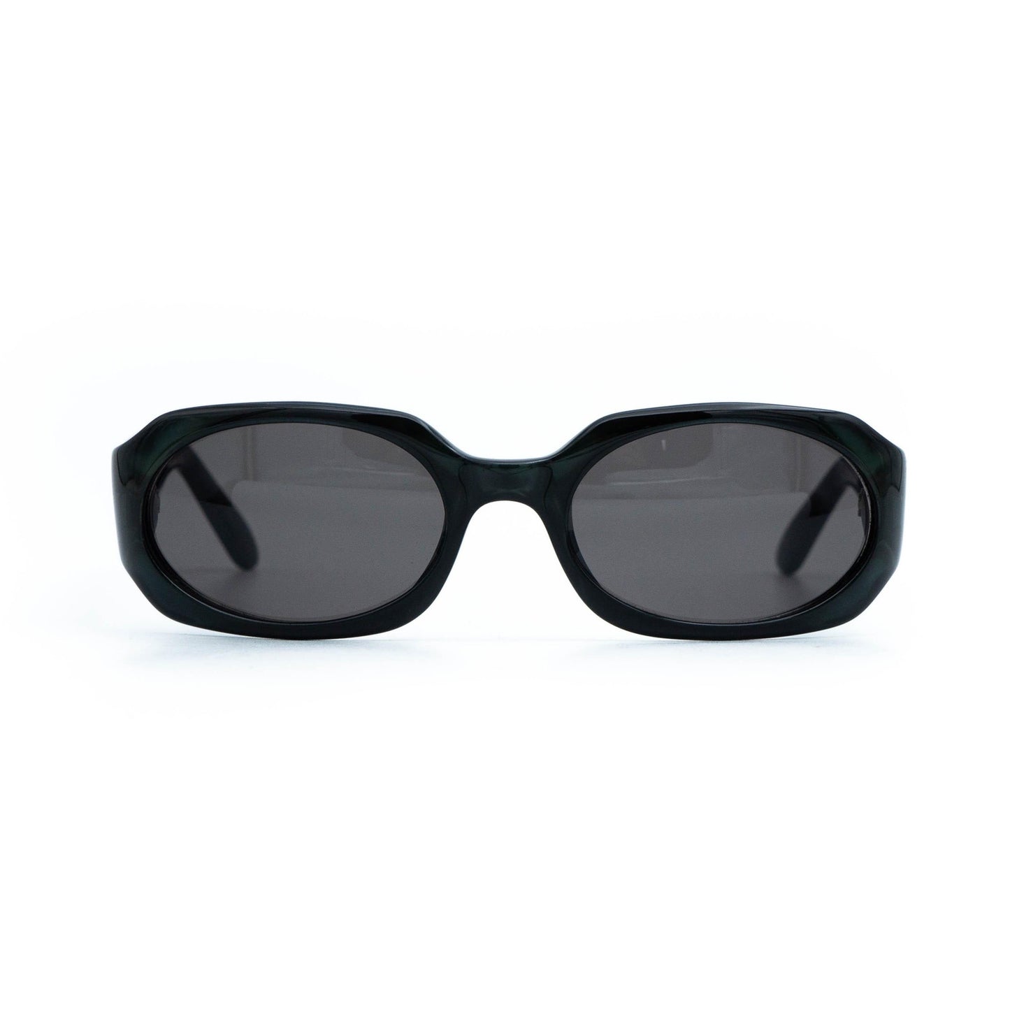 GUCCI GG 2436 Green Oval Sunglasses Vintage 00s