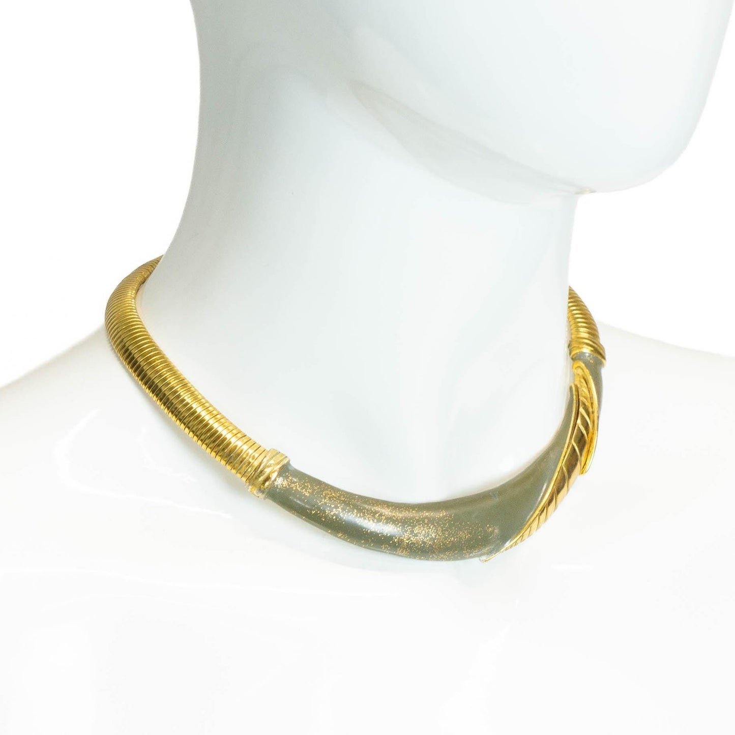 UNGARO Paris Gold Necklace Vintage 80s 90s