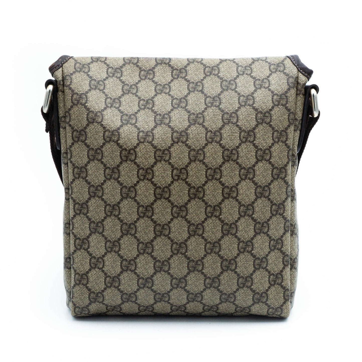 GUCCI GG Supreme Brown Monogram Shoulder Bag
