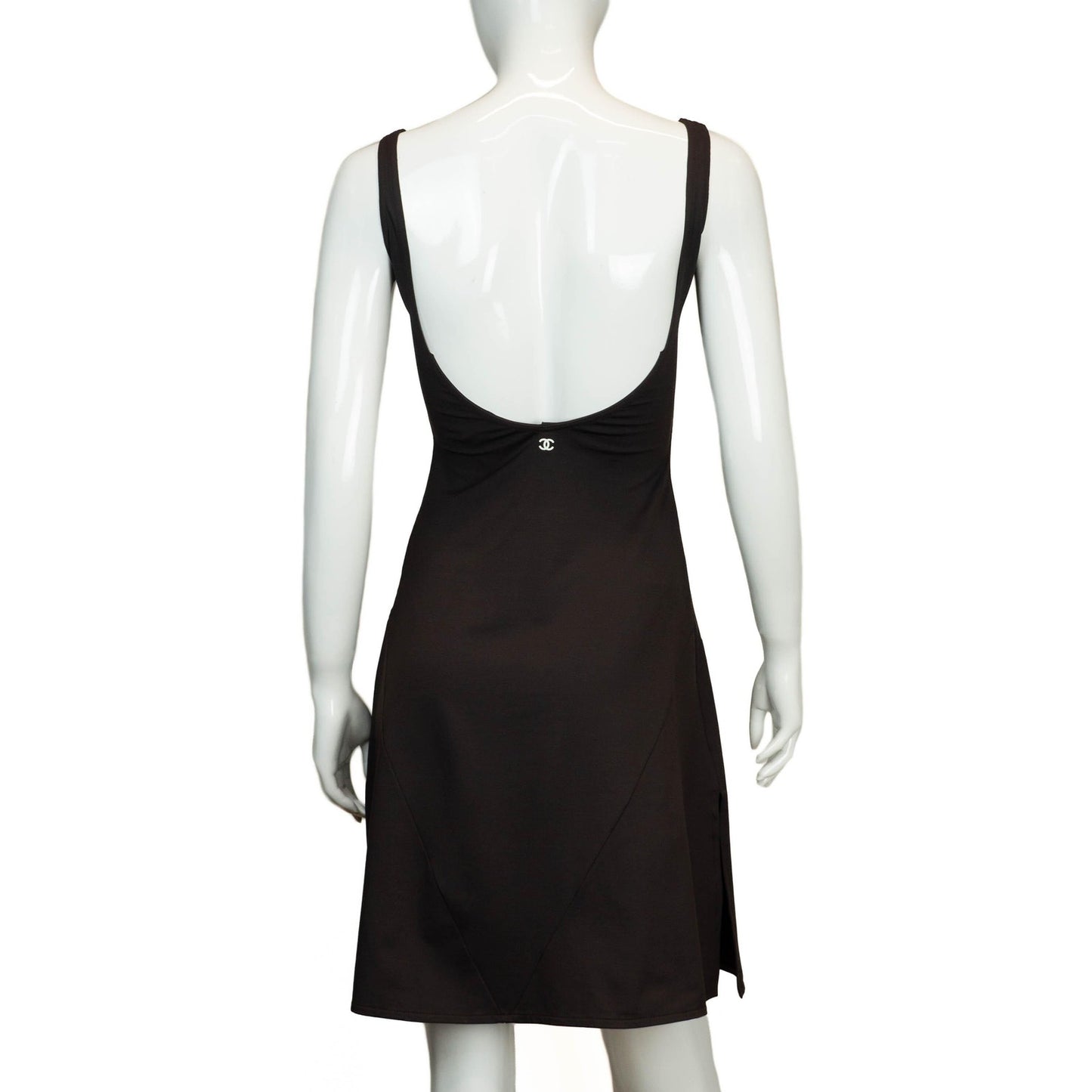 CHANEL S/S 2003 by Karl Lagerfeld Black Tennis Beach Dress