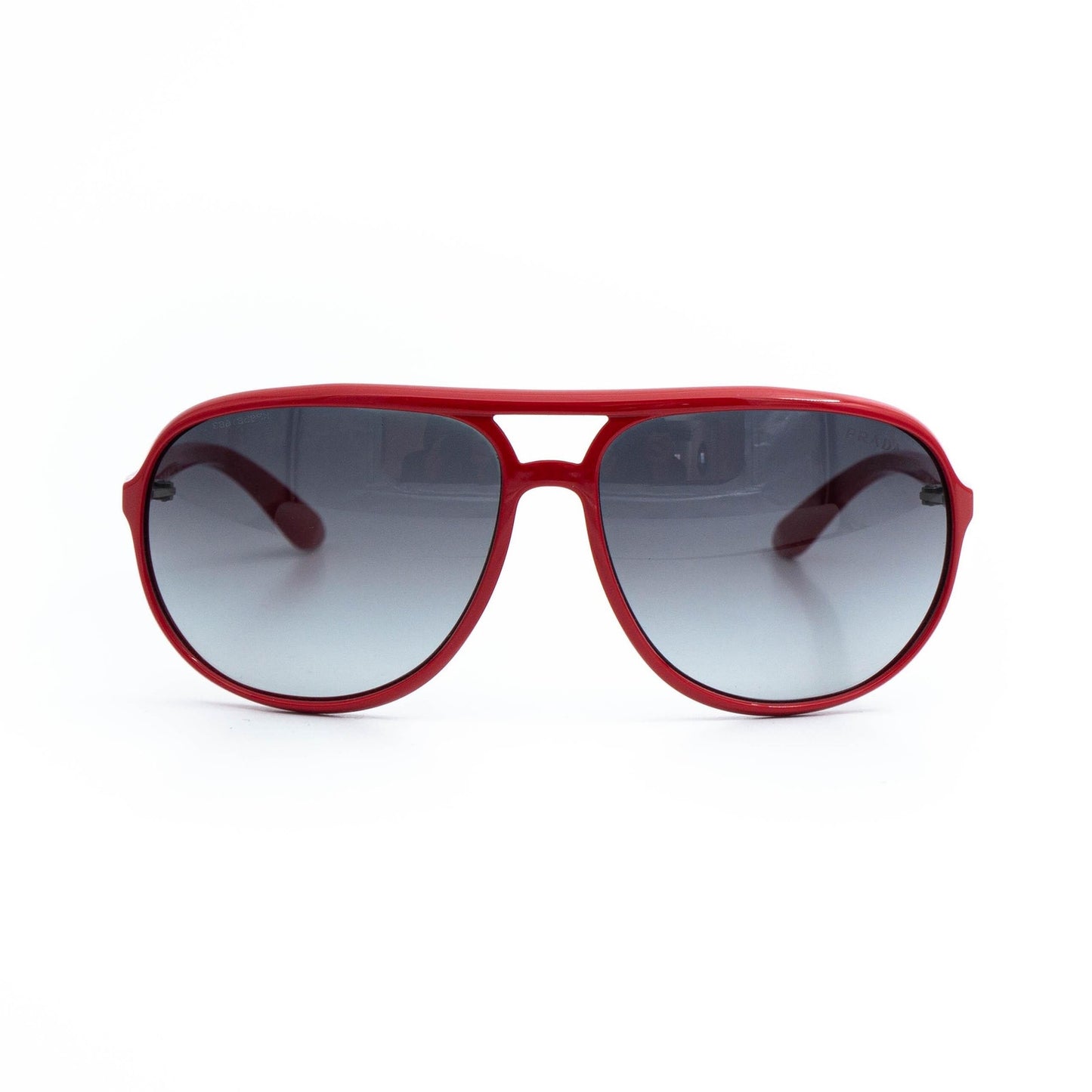 PRADA SPR 09M Aviator Red Sunglasses Vintage 00s