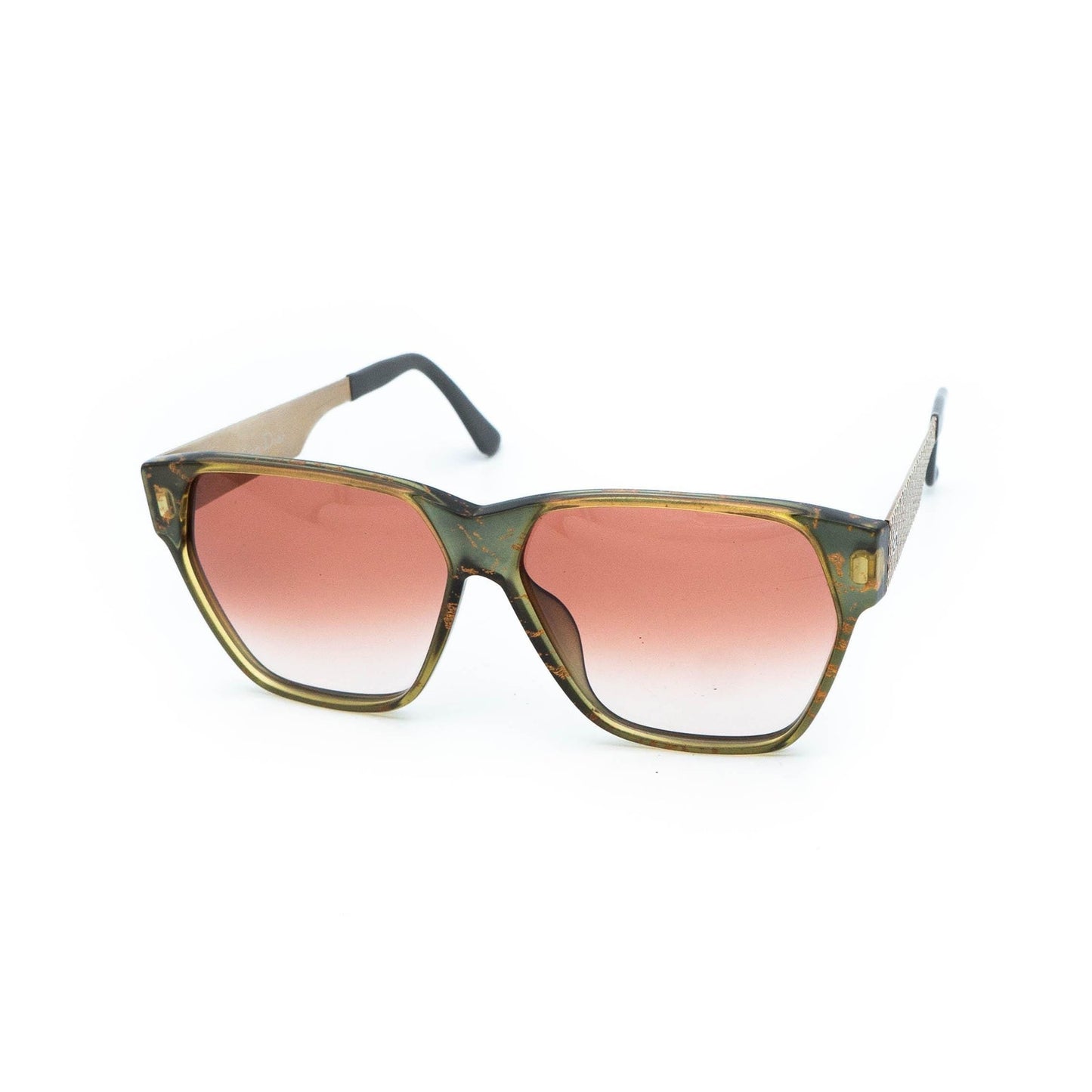 Christian DIOR 2565 Oversized Gold Sunglasses Vintage 80s