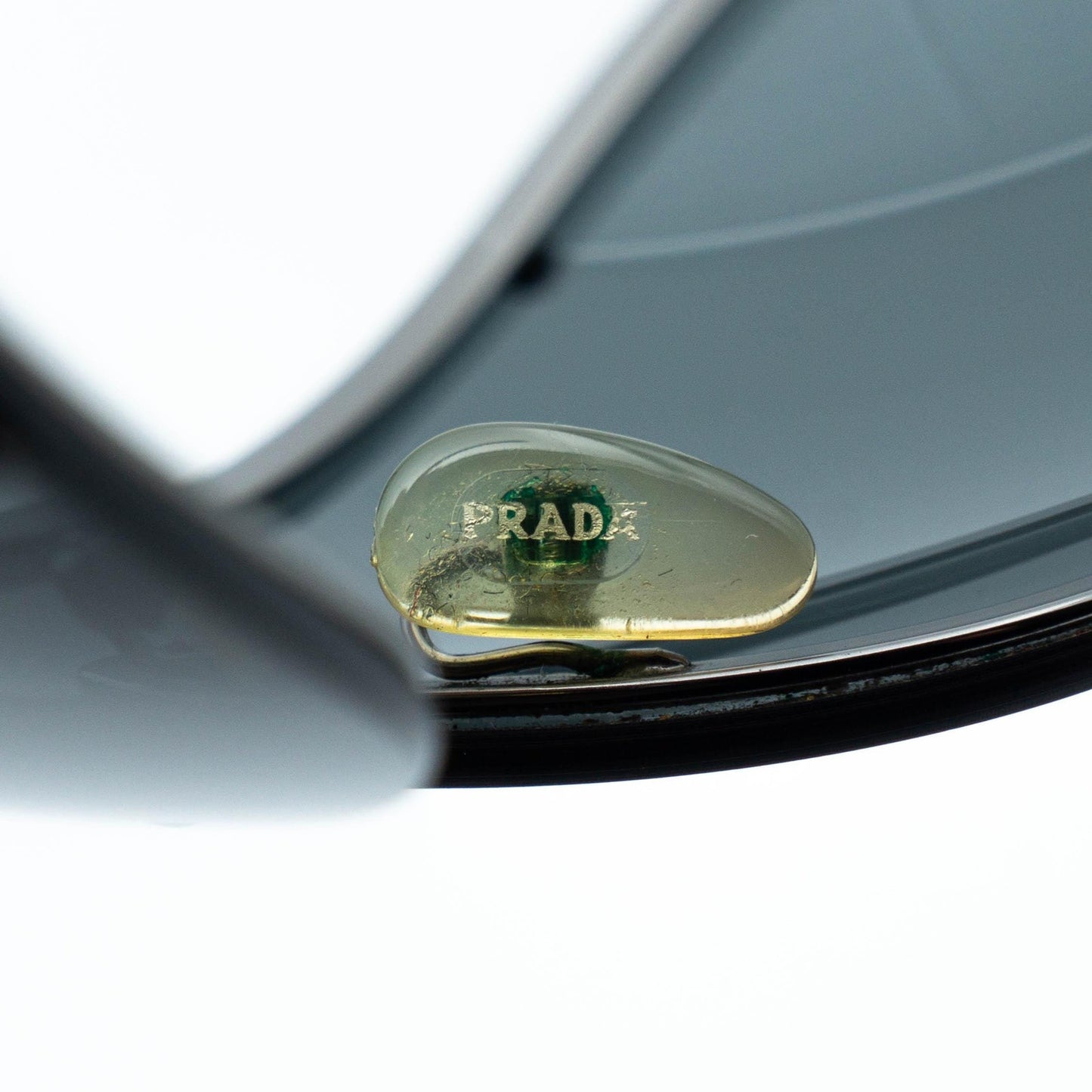 PRADA SPR 63H Black Mask Shield Sunglasses Vintage 00s