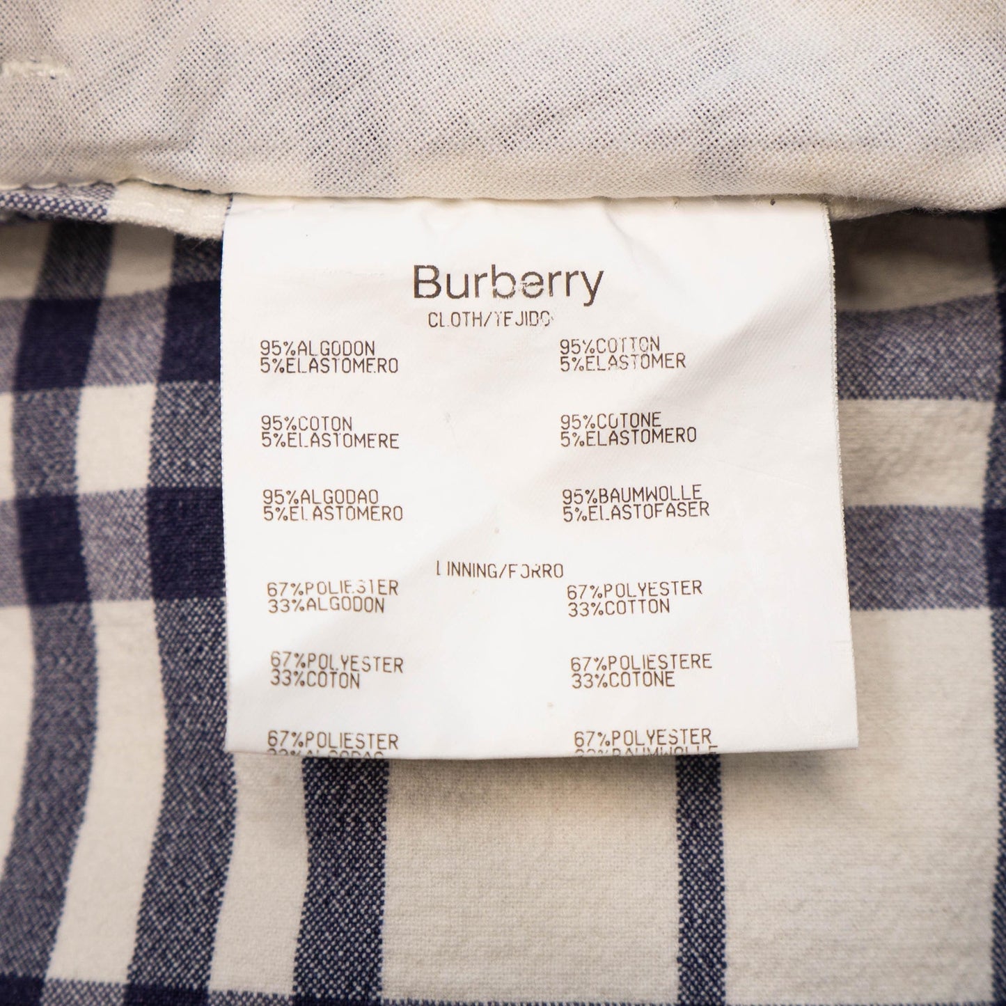 BURBERRY Check Monogram Women Shorts Vintage 00s